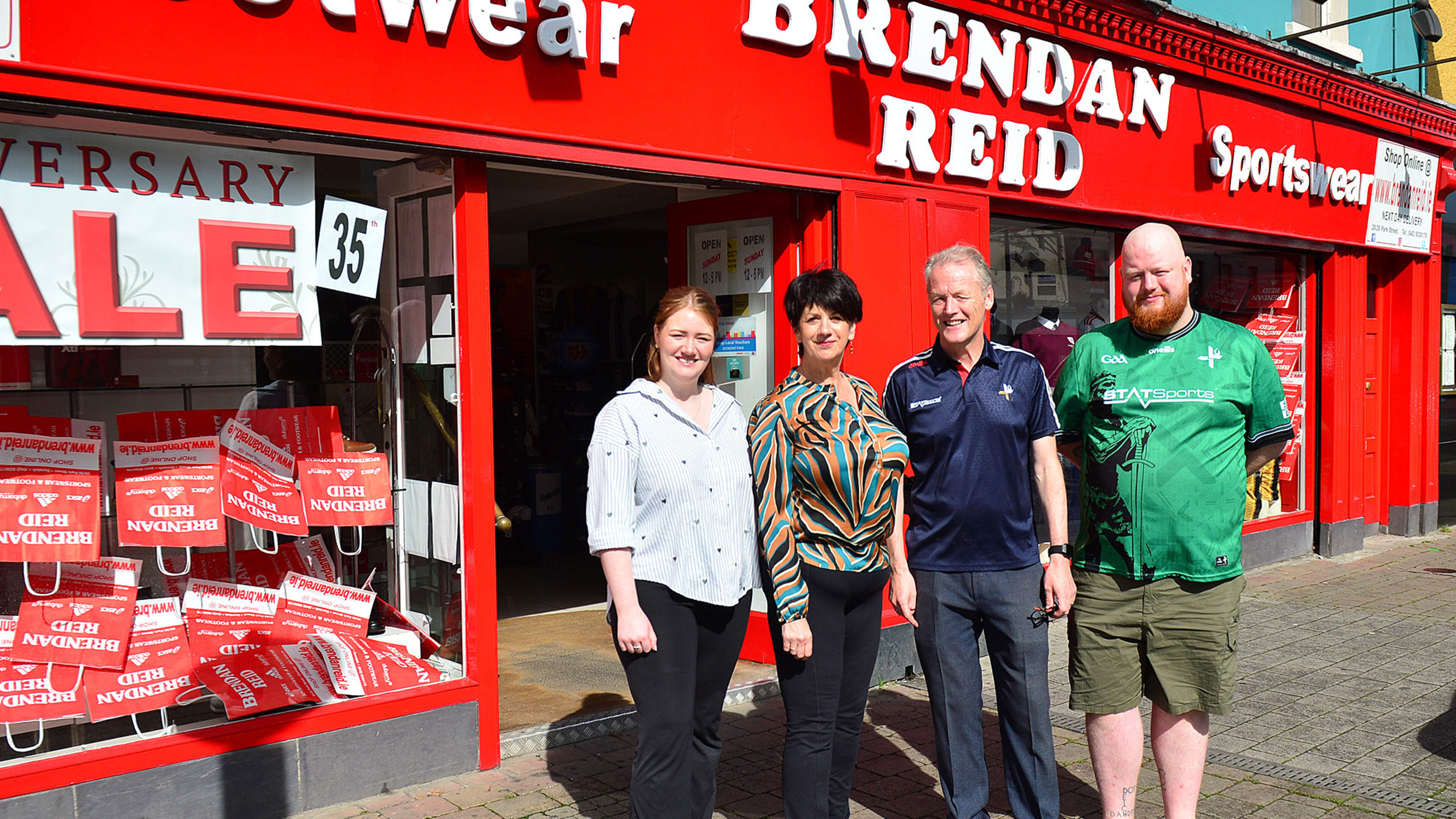 ‘We opened during a recession ... you can only go up from there’ – Popular Dundalk shoe and sports shop celebrates 35 years
