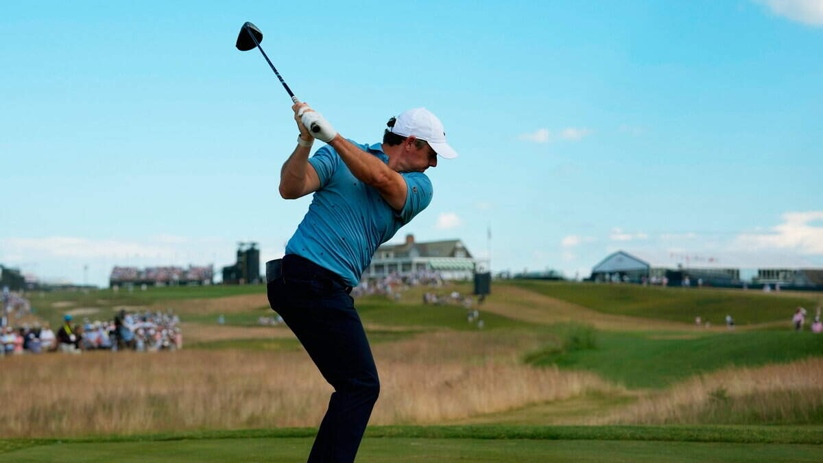US Open, Day Three: Rory McIlroy's bid to close gap at top unravels at Shinnecock Hills