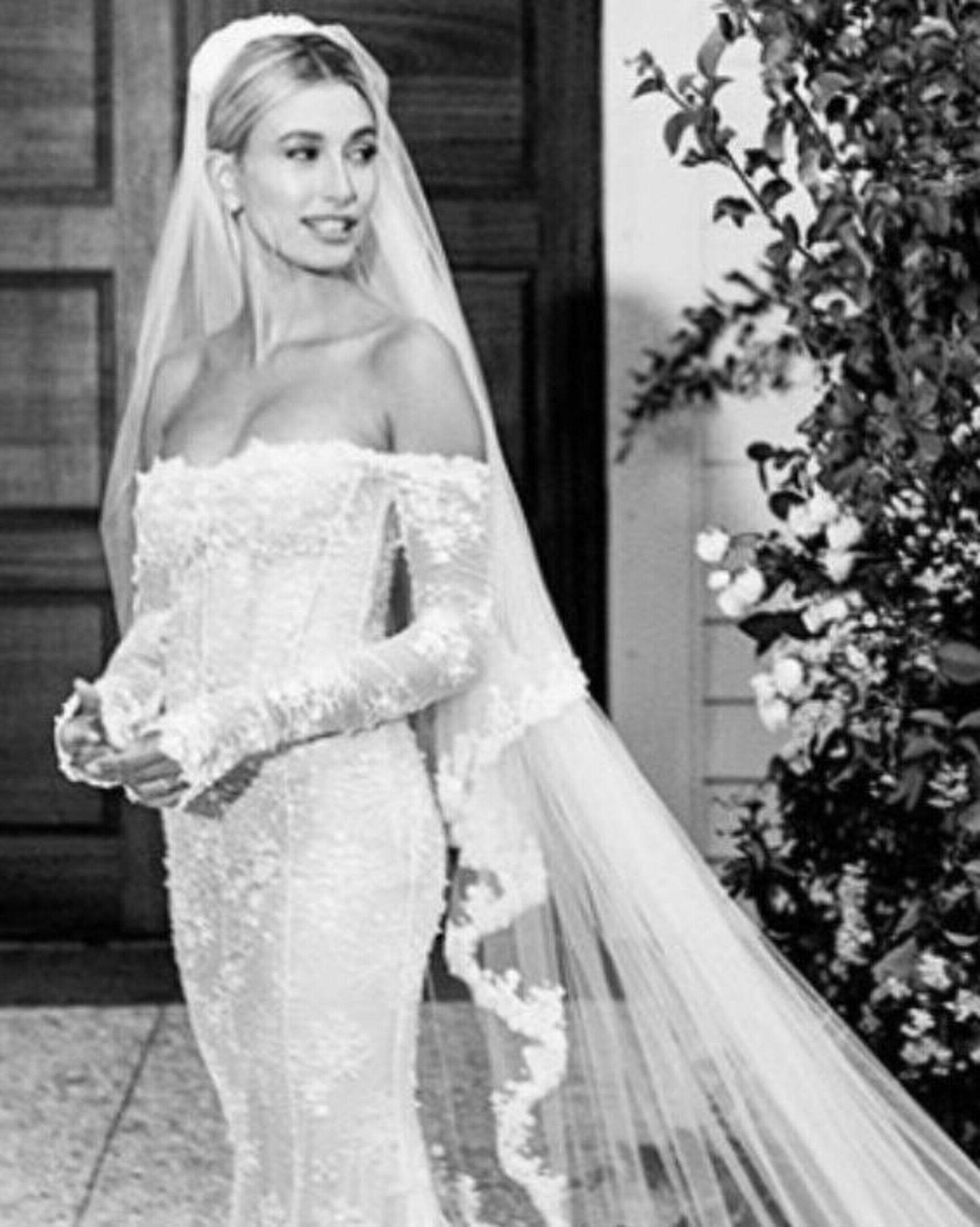 who designed hailey bieber wedding dress 19 Best Hailey Bieber-Inspired Wedding Dresses of 2023