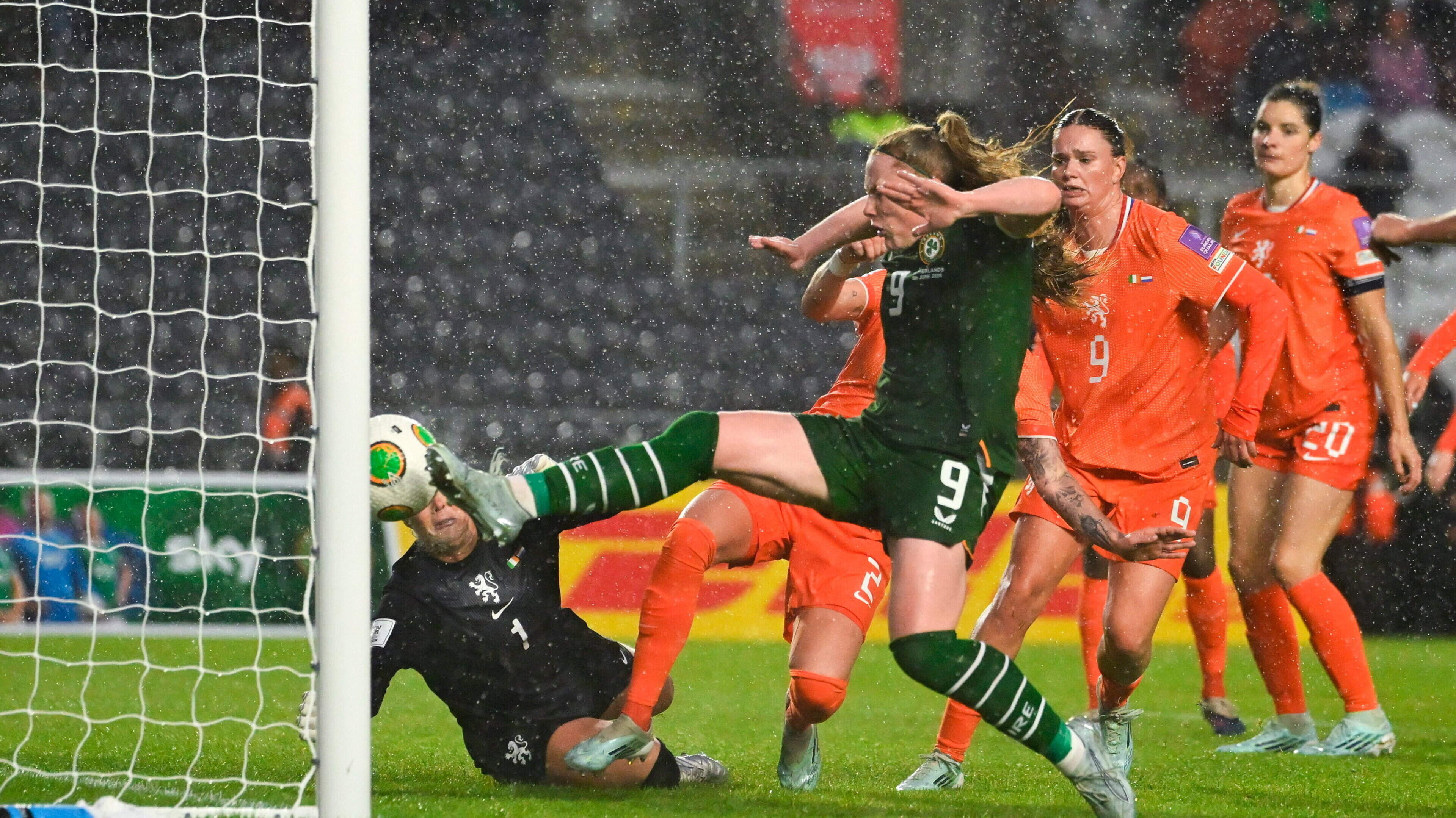 Super-sub Amber Barrett the hero once more  as Ireland show Dutch courage to edge five-goal thriller in Cork