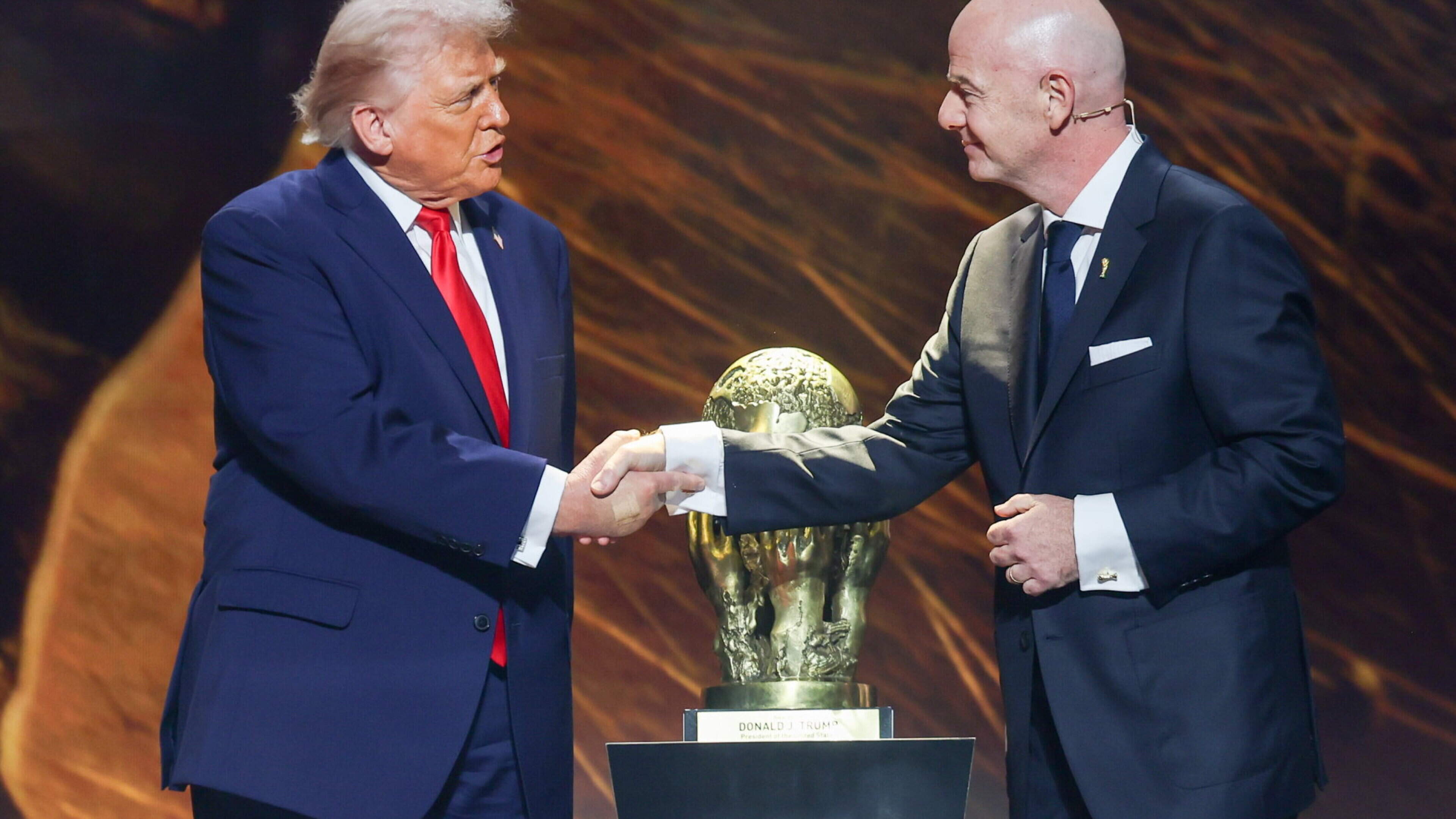 FIFA president Gianni Infantino confirms Donald Trump will present World Cup trophy to winners