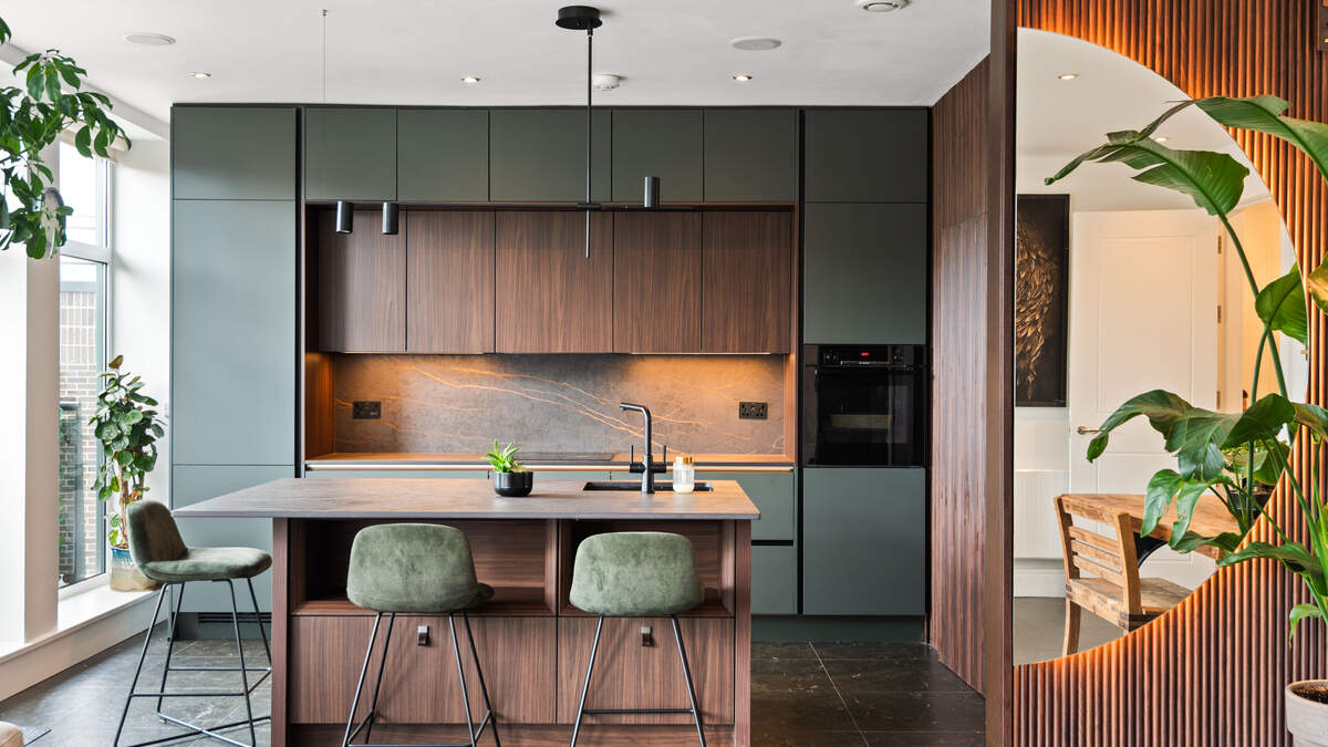 Ramen chain boss Iain Conway was inspired by his restaurants in shaping the interiors of his Adelaide Square penthouse