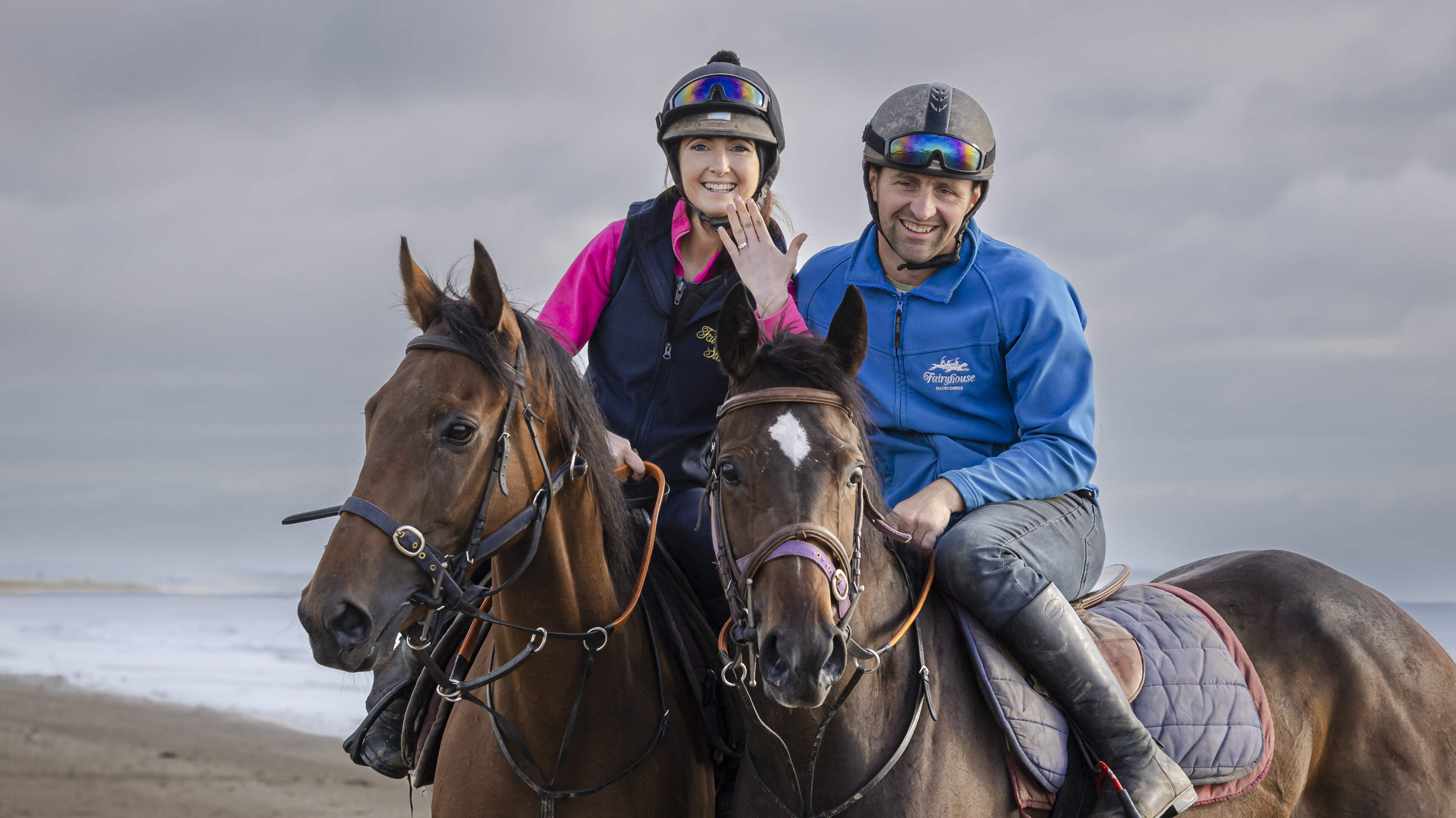 Galloping hearts: Meath beach proposal delights local photographer