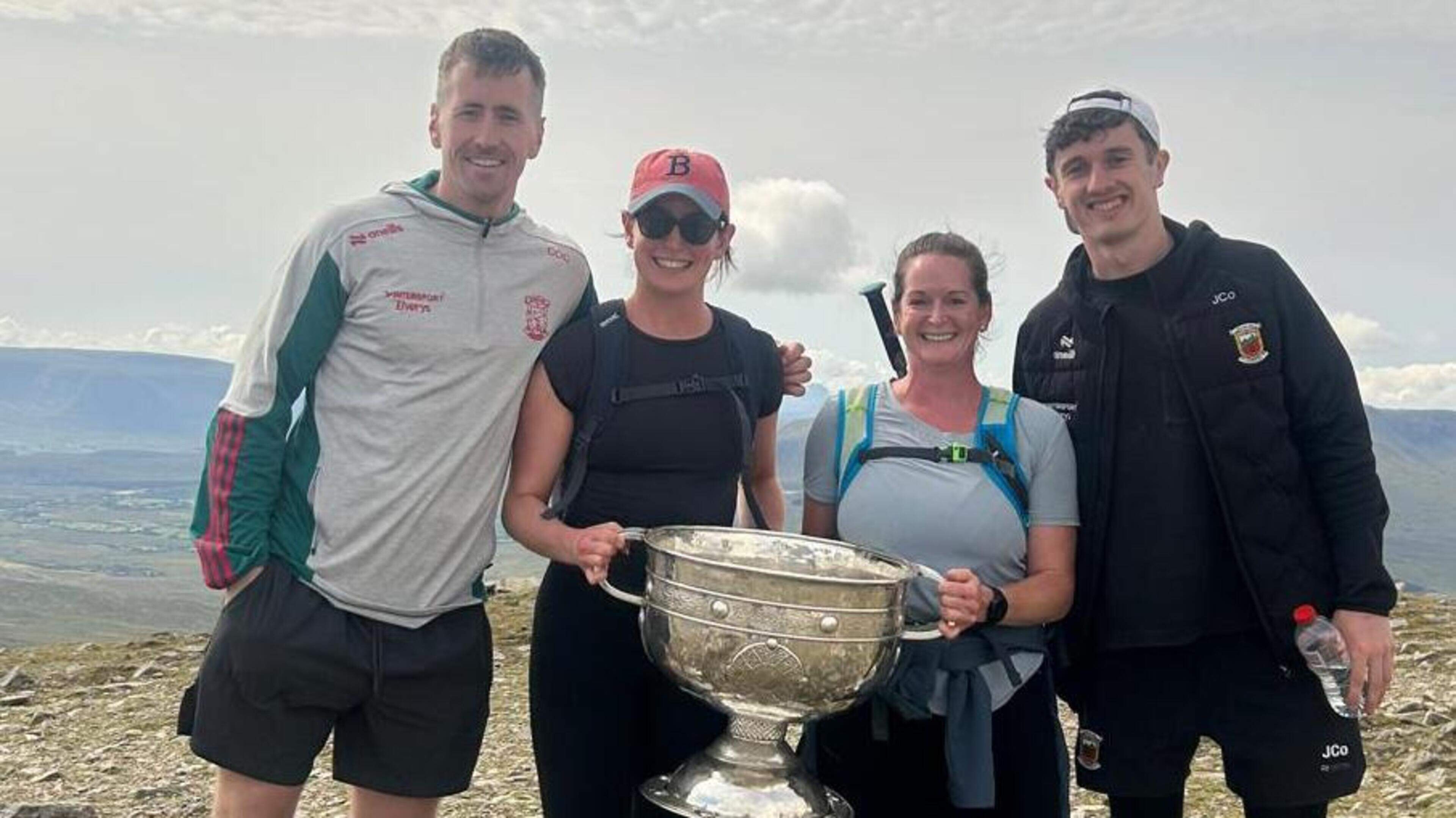 ‘There was a lot of tears shed’ - Mayo woman living in Melbourne meets Sam Maguire on Croagh Patrick