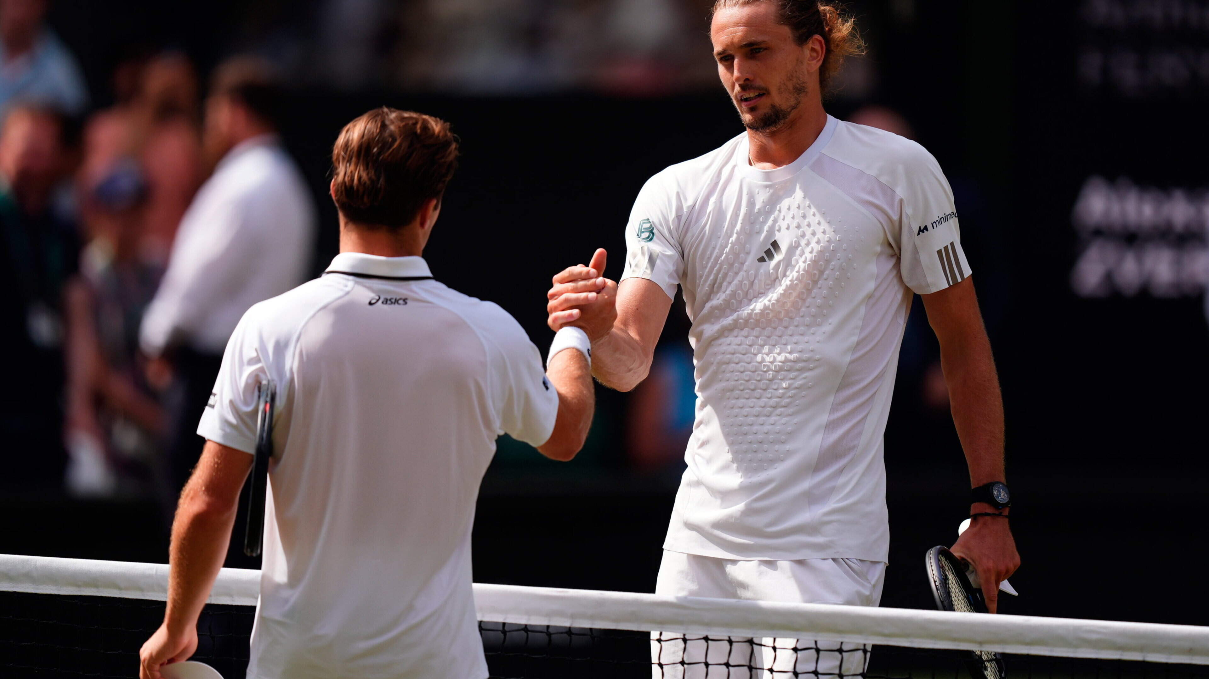 Arthur Fery sees Wimbledon run ended as Alexander Zverev progresses to final in straight sets