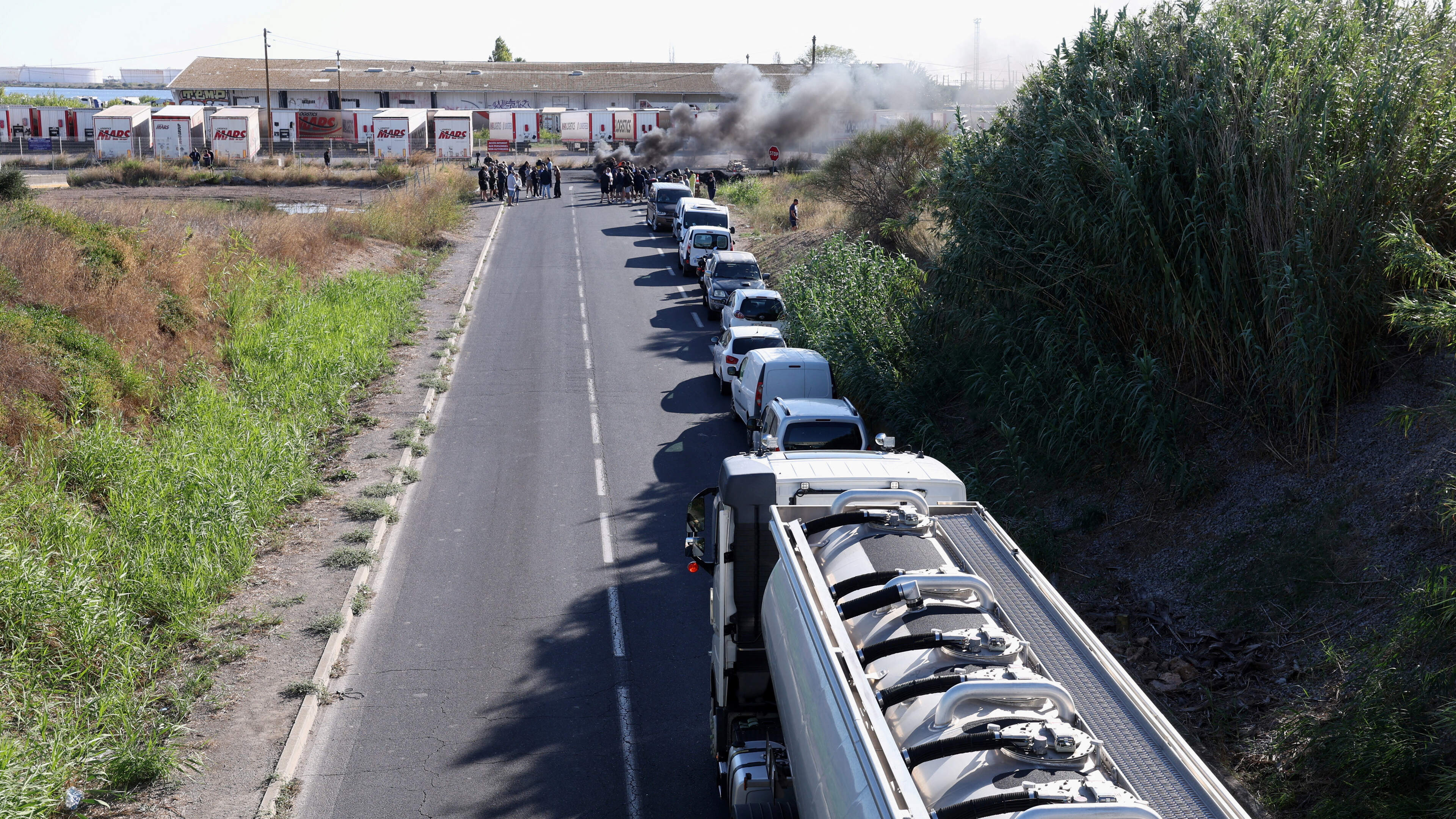 Growing fuel price protests across France as energy costs soar and cost of living rises
