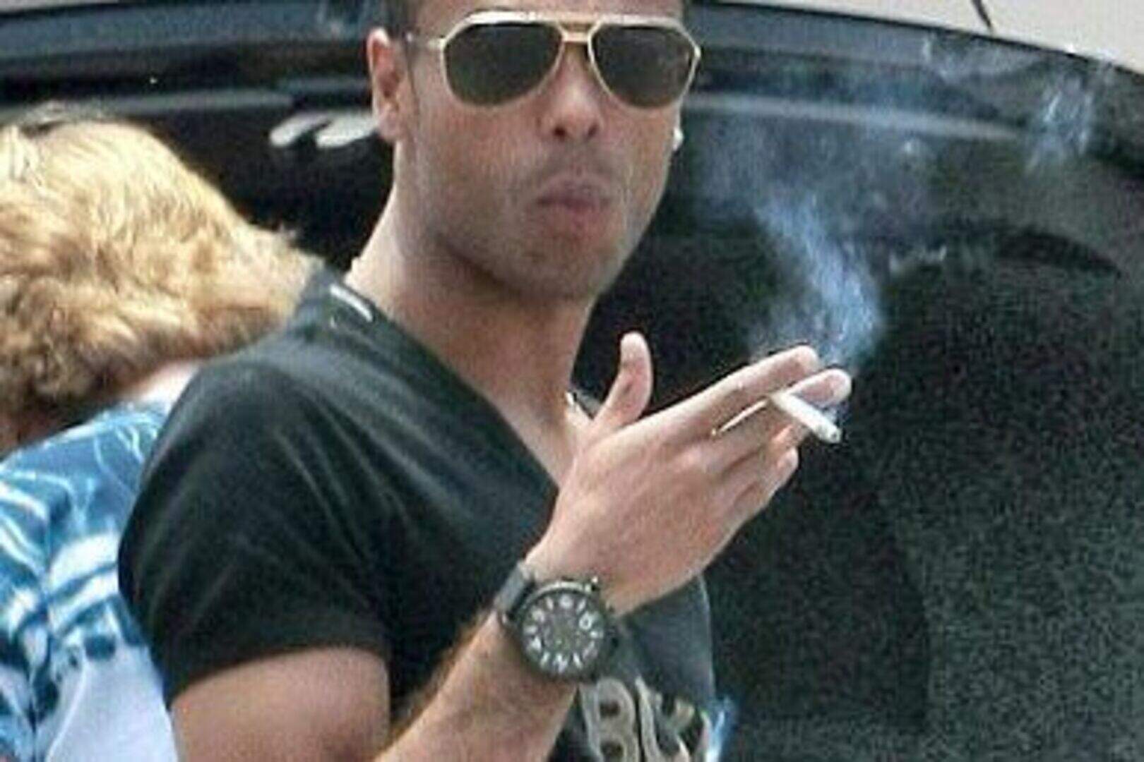 Smoking footballers: The stars who puff away from the pitch