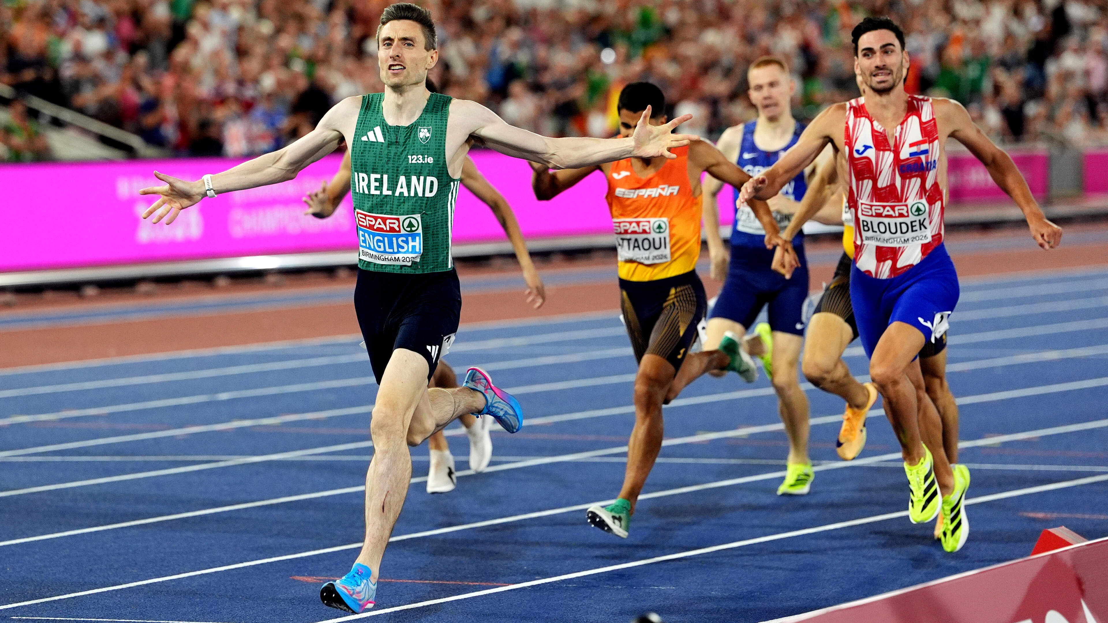 Mark English makes history with first Irish 800m gold as he conquers Europe in Birmingham