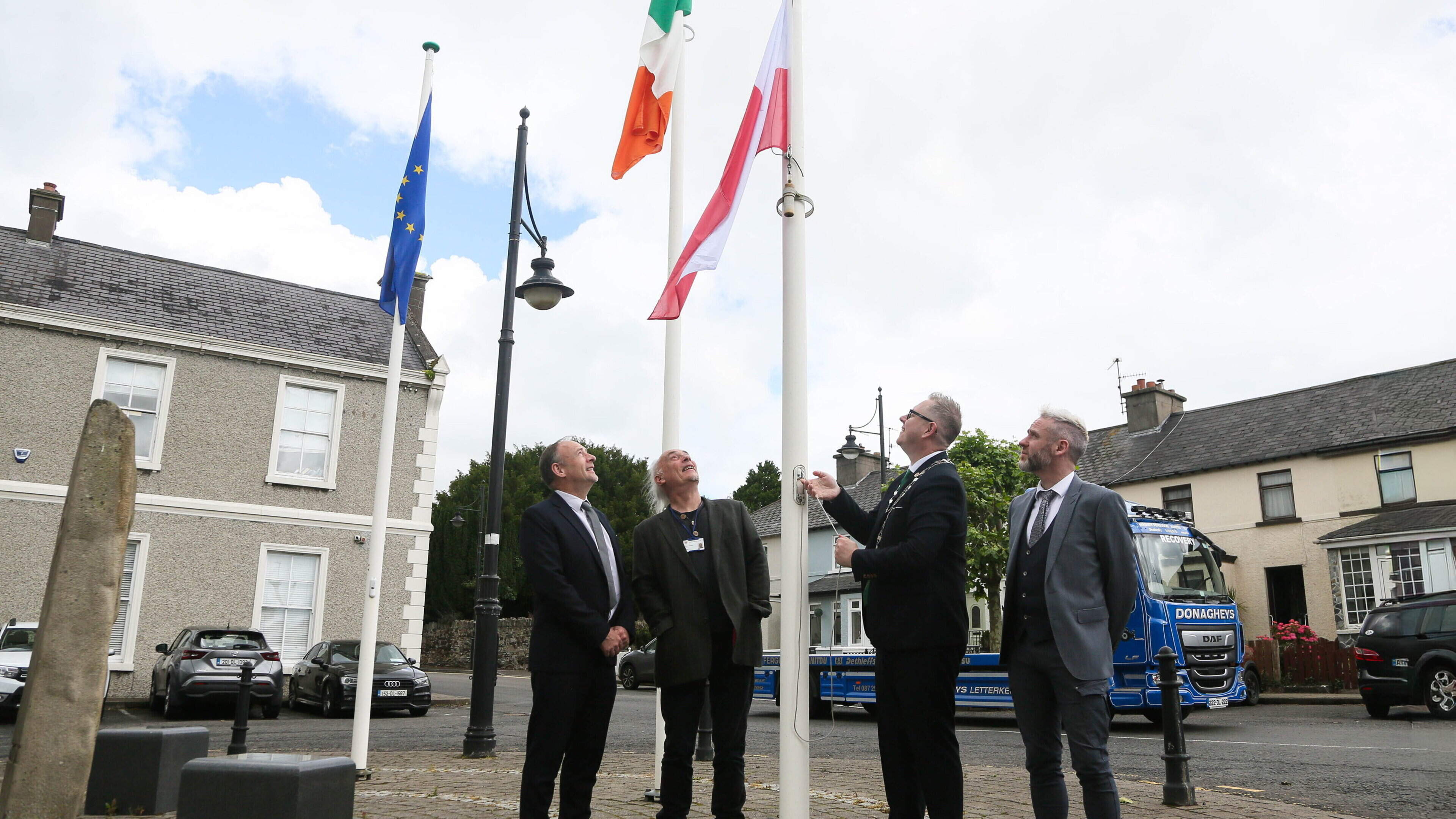 Donegal County Council marks start of Ireland’s EU Presidency with flag raising ceremony