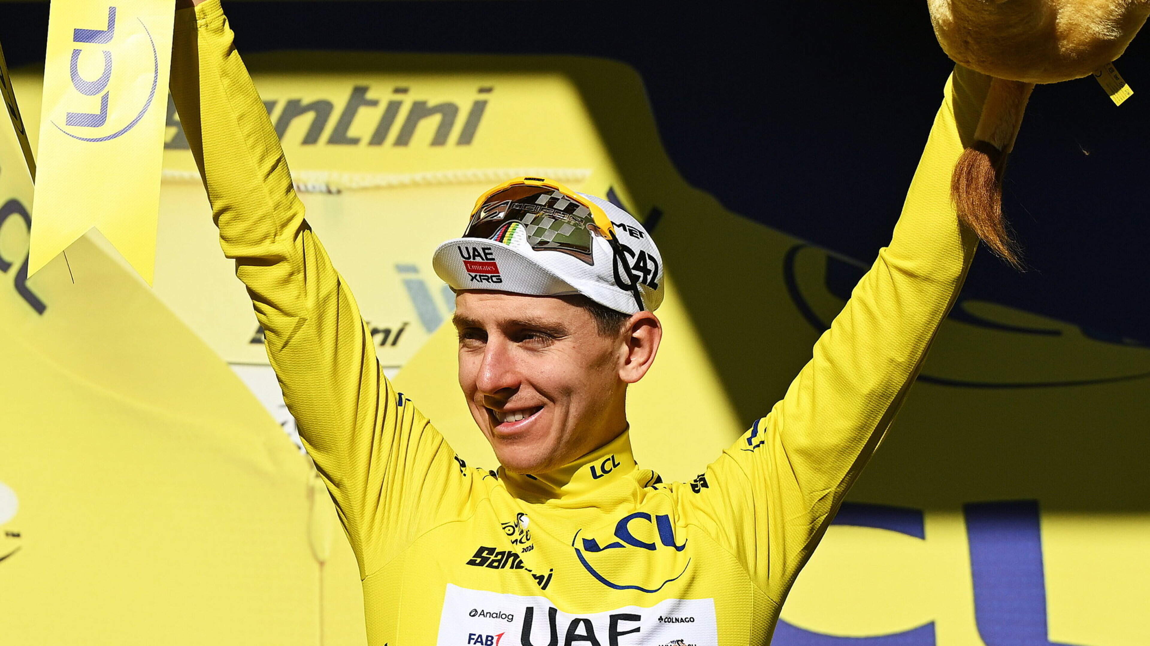 Tadej Pogacar launches thrilling Alpe d’Huez raid to close on Tour de France win