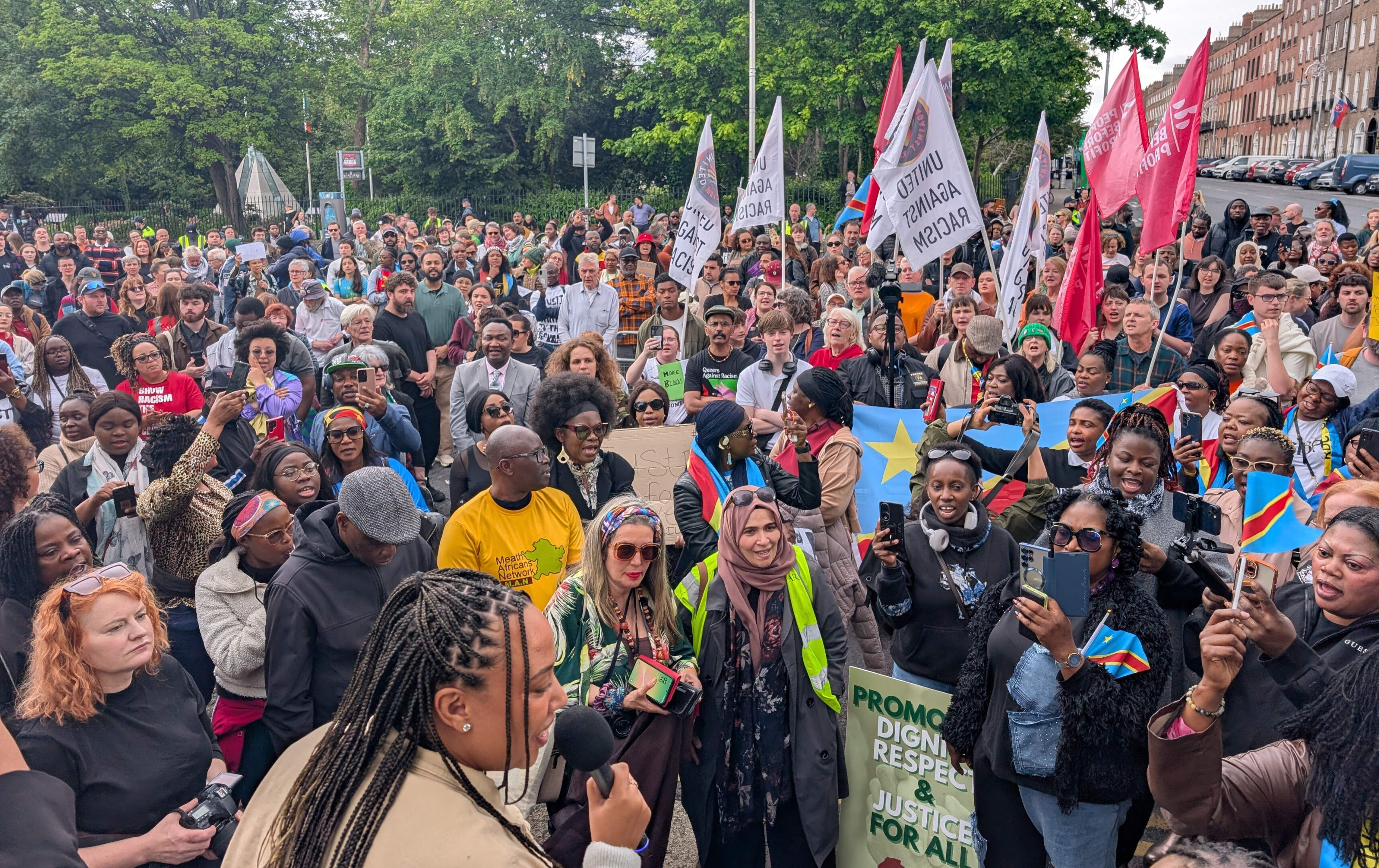 Protesters call for full investigation into death of Yves Sakila on Henry Street