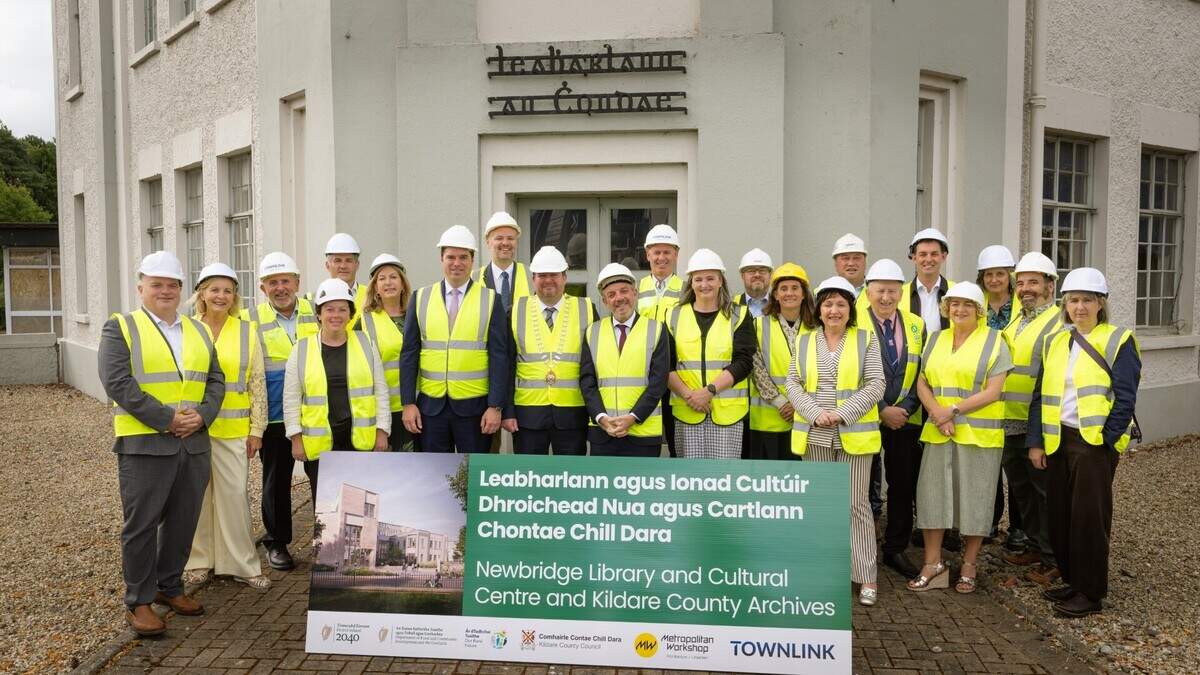 Sod turned on new €21m library, county archives and cultural centre in Kildare