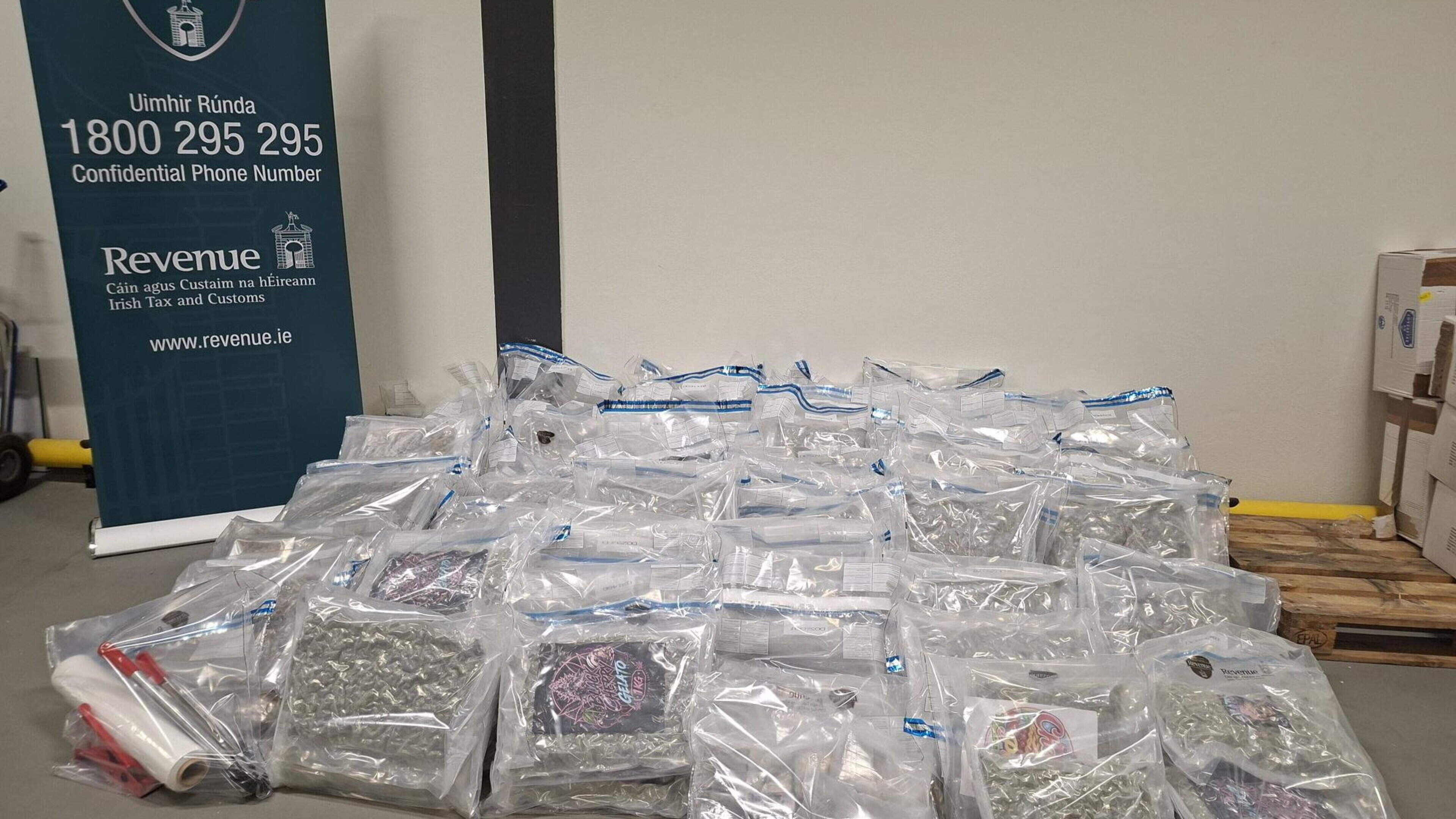 Cannabis worth €2.9m seized at Rosslare Europort