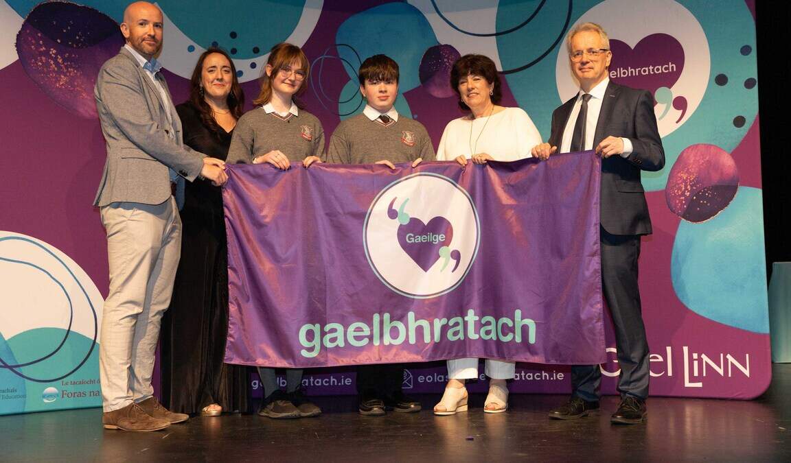 Students from four Wicklow schools pick up prestigious Irish language awards