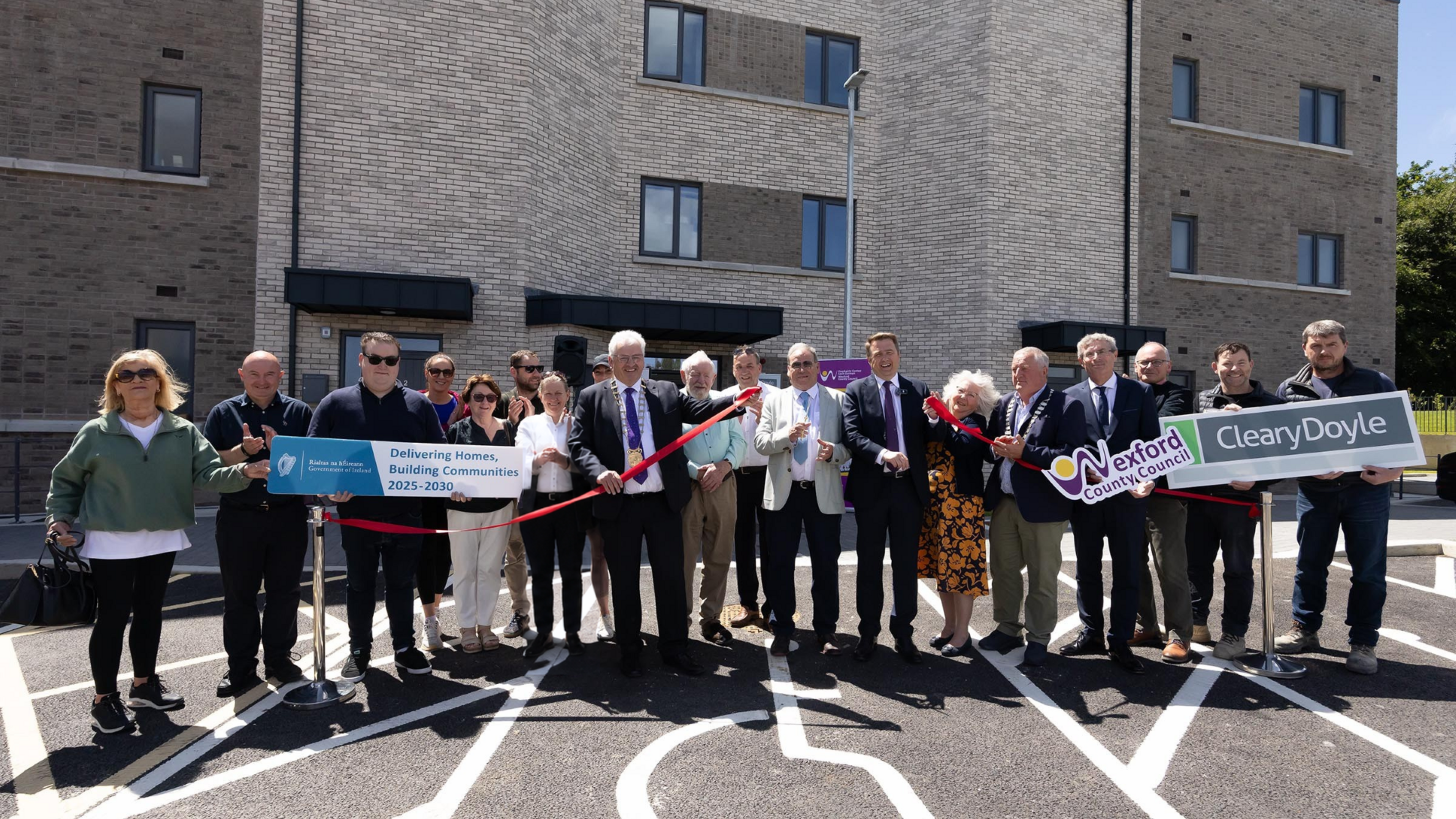 Delight as 22 new social homes are unveiled in Wexford