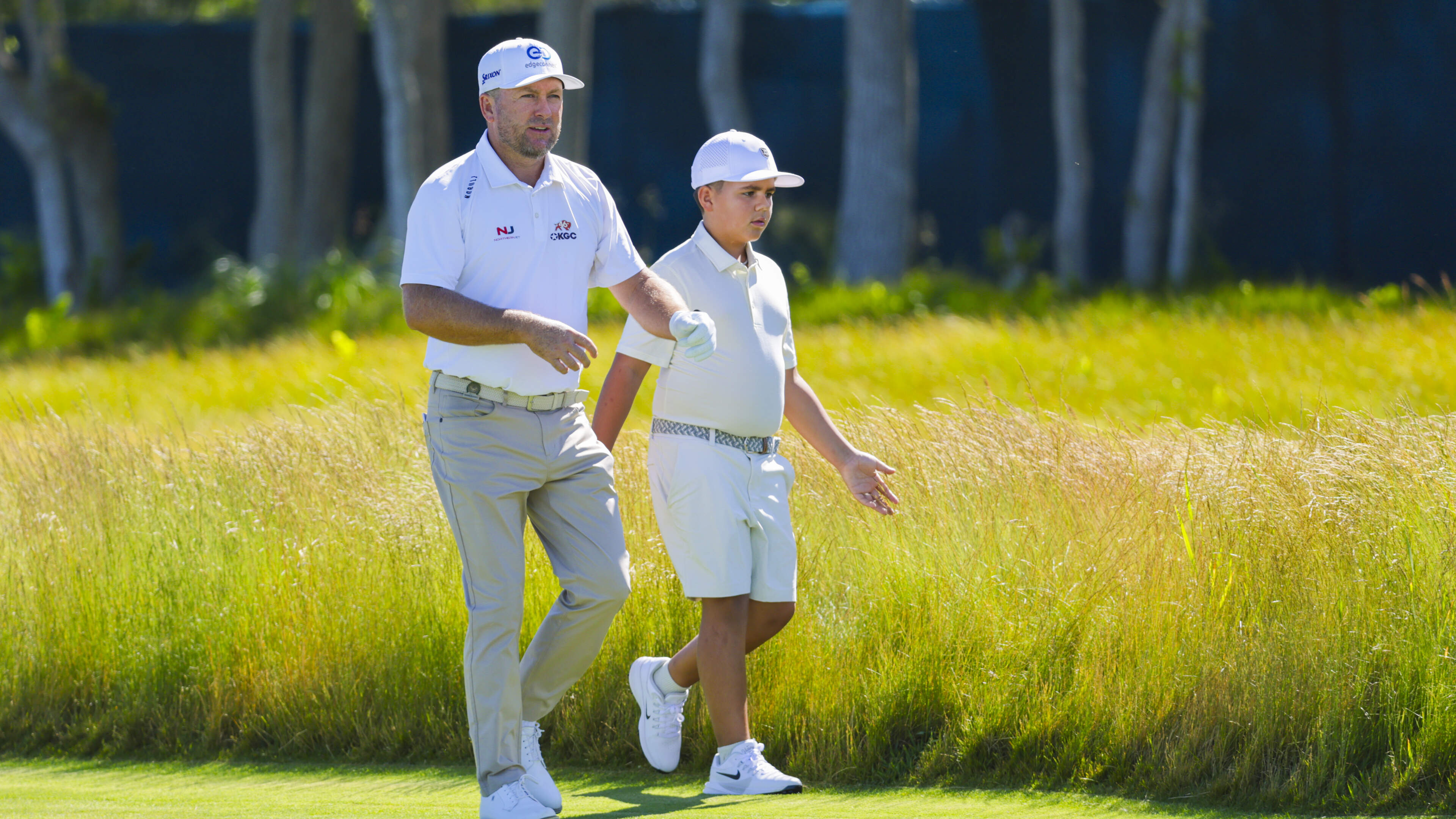 ‘Mom typically doesn’t let him loose’ — Graeme McDowell on ‘daddy daycare’ duty with son Wills (9) as he soaks up his US Open return