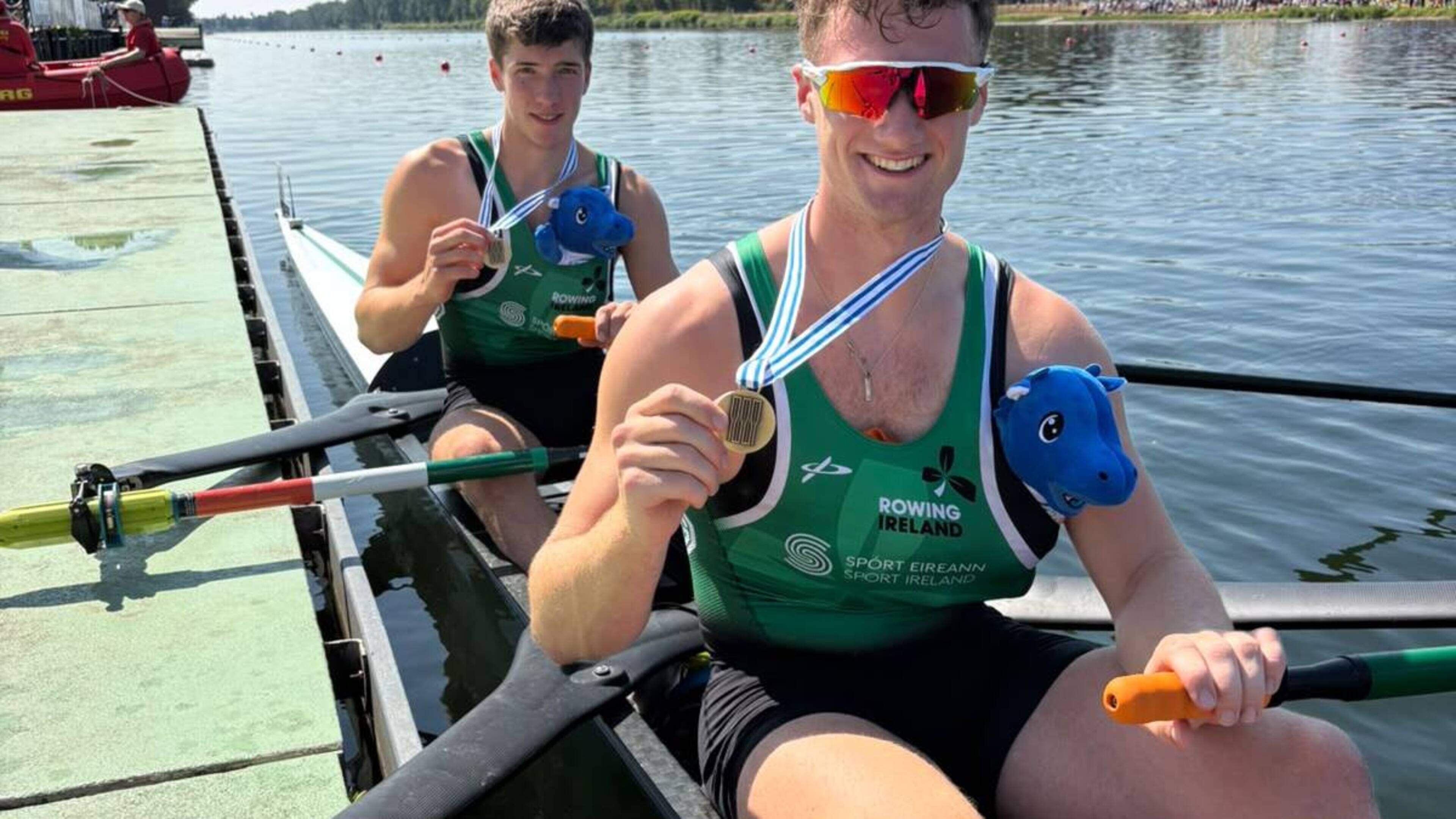 Jack Rafferty and Jonah Kirby deliever Ireland's first medals at World U-23 rowing championships
