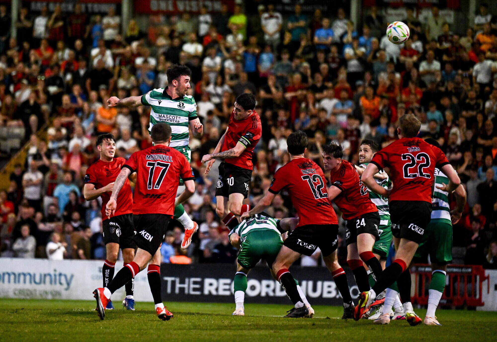 It’s Enda Stevens’ day at Dalymount Park as late goal from Shamrock Rovers veteran seals iconic win over Bohemians
