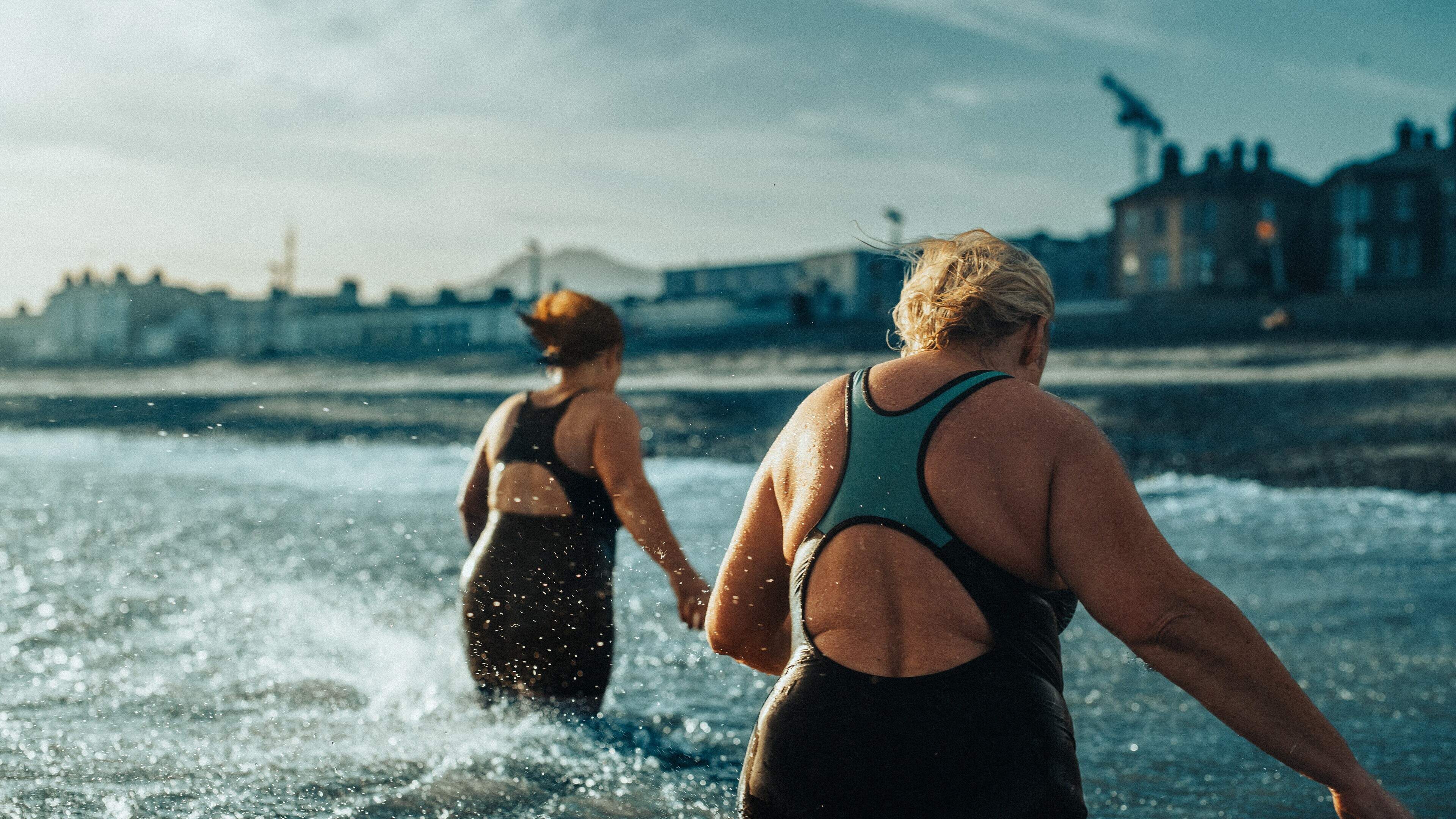 Chilly solstice swim at Wicklow beach earns national honour for local photographer 