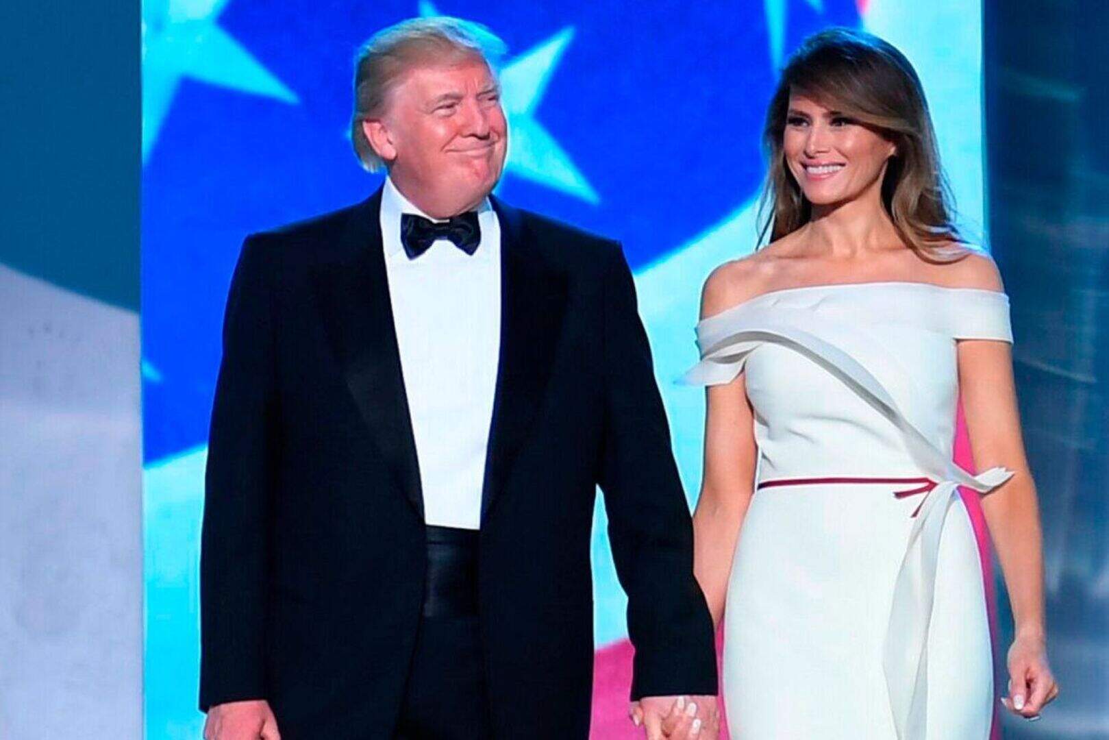 US First Lady Melania Trump designed her inauguration dress with Herv  Pierre | Irish Independent