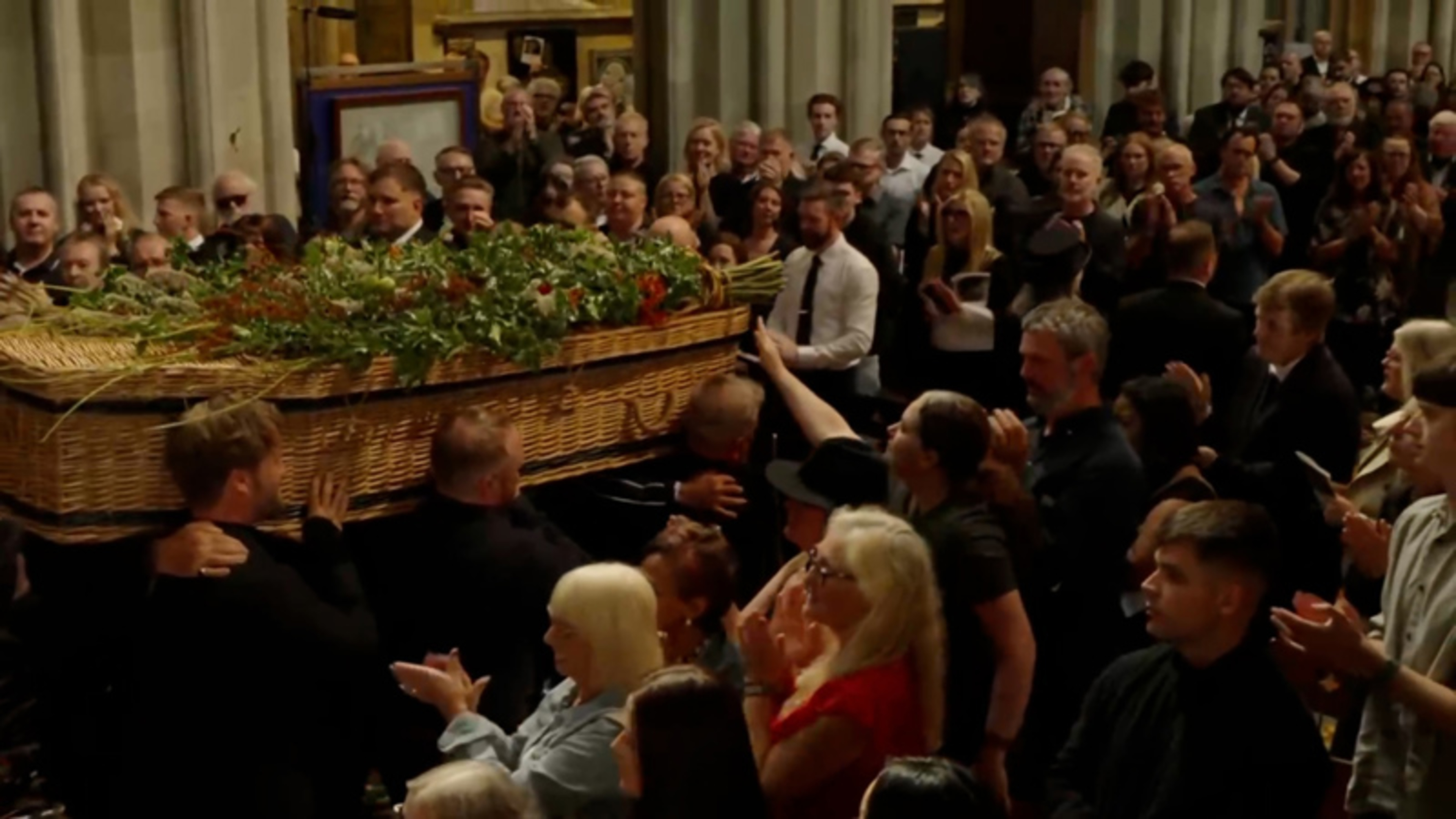 Homeless man who ‘served Glen Hansard rashers’ in his tent joins mourners at musician’s funeral