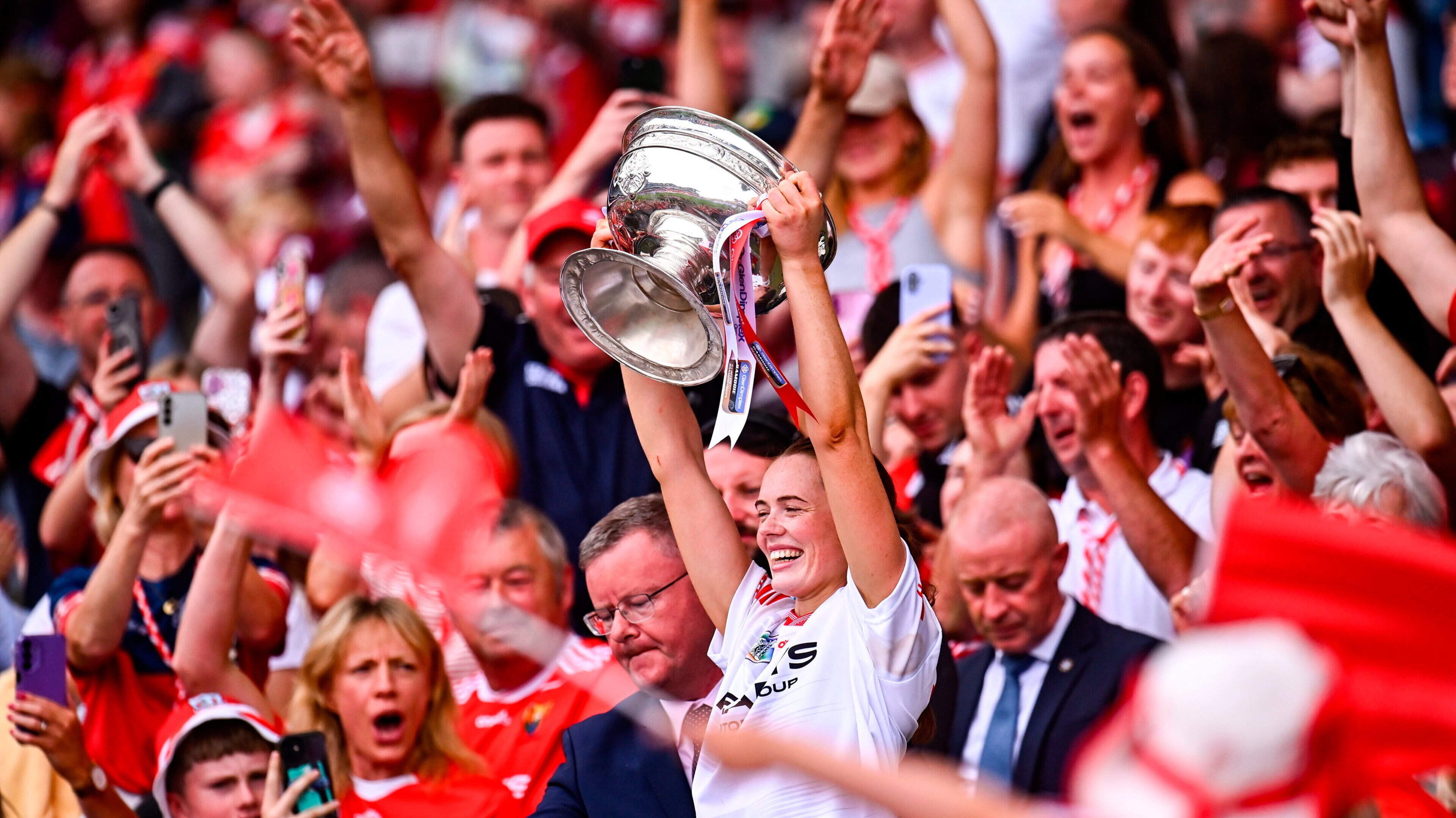 Cork survive late drama to gain revenge against Galway in All-Ireland camogie final