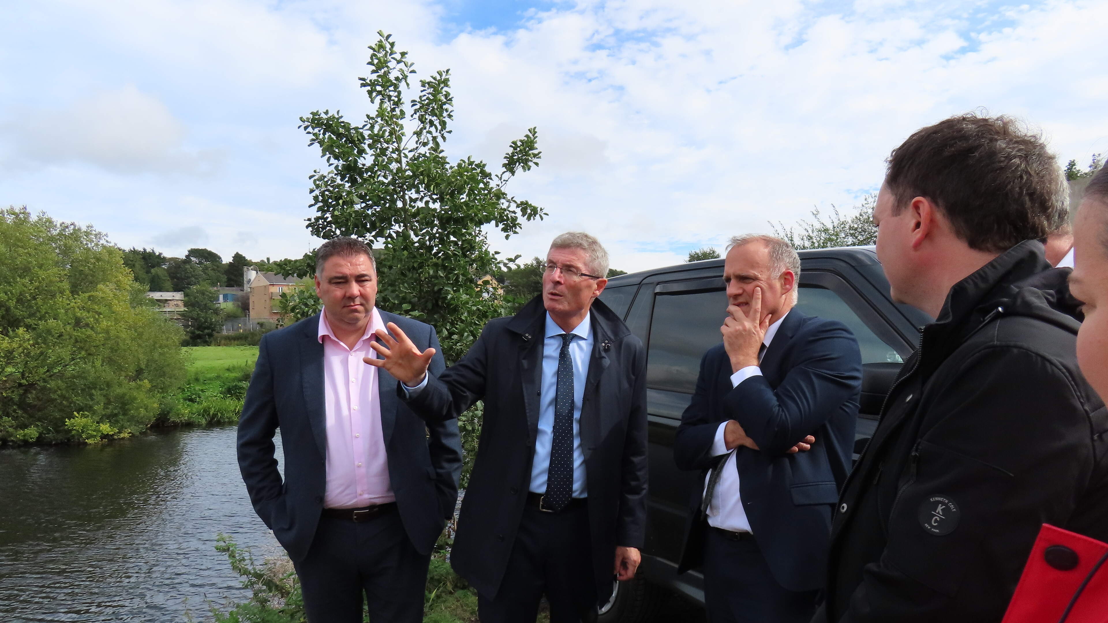 Fine Gael delegation demand action on long-awaited Enniscorthy Flood Scheme as they visit streets scarred by floods