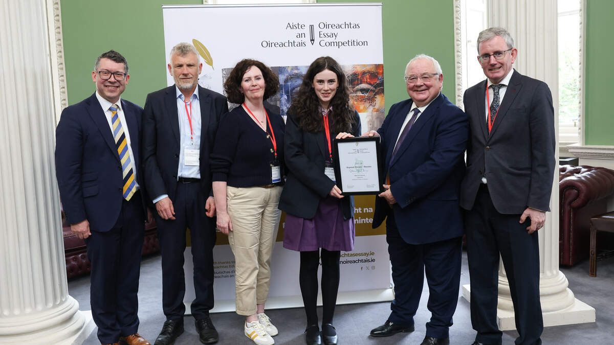 Kerry student receives big cash prize as one of the winners of prestigious essay competition