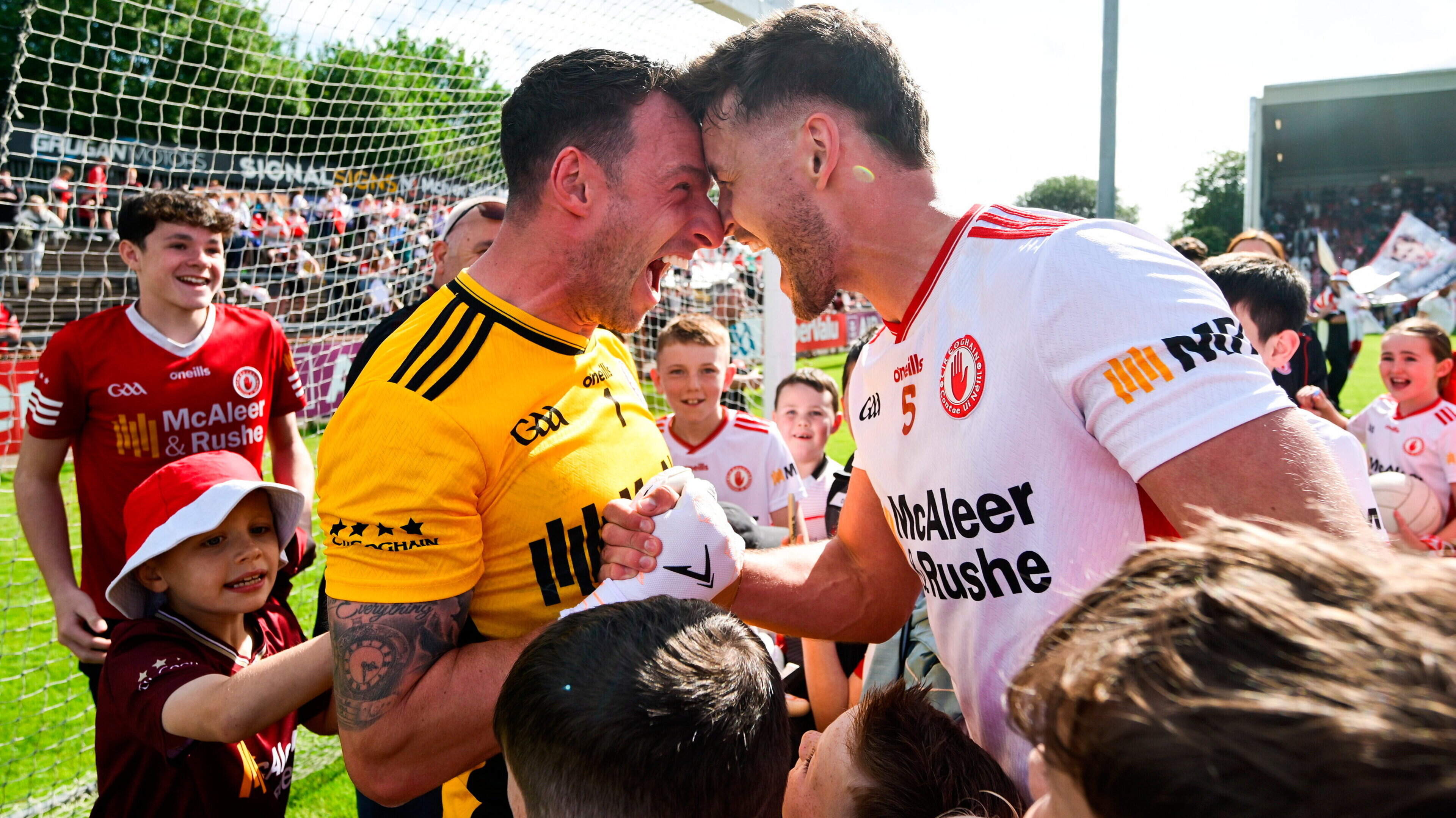 Niall Morgan lands dramatic late two-pointer as Tyrone edge out Mayo at Healy Park