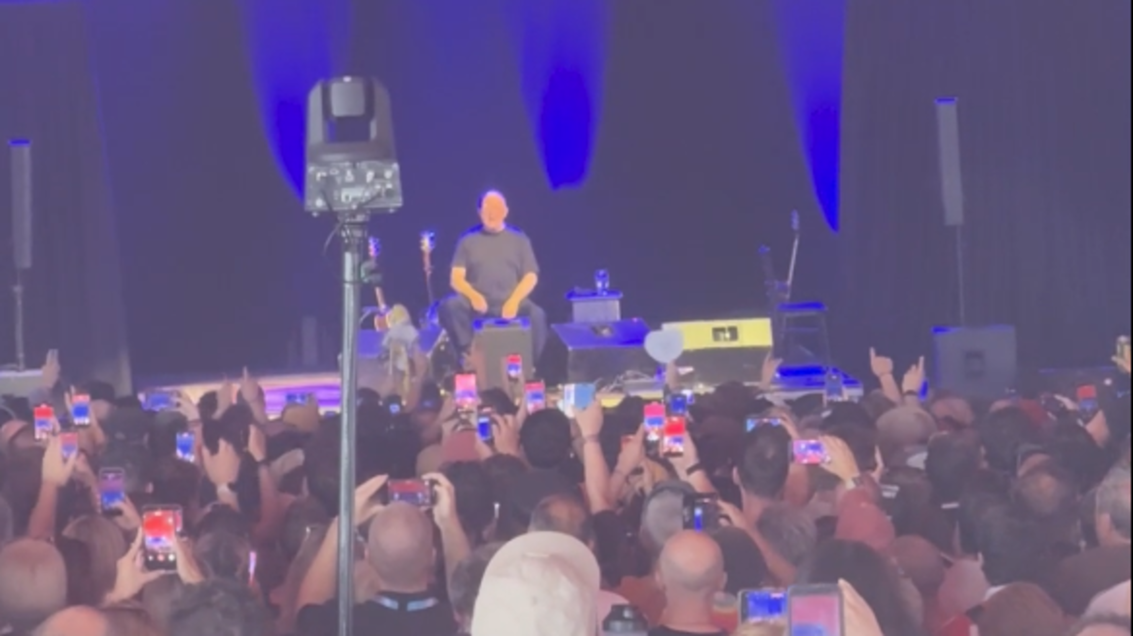 Christy Moore plays The Auld Triangle in honour of friend Glen Hansard at All Together Now festival