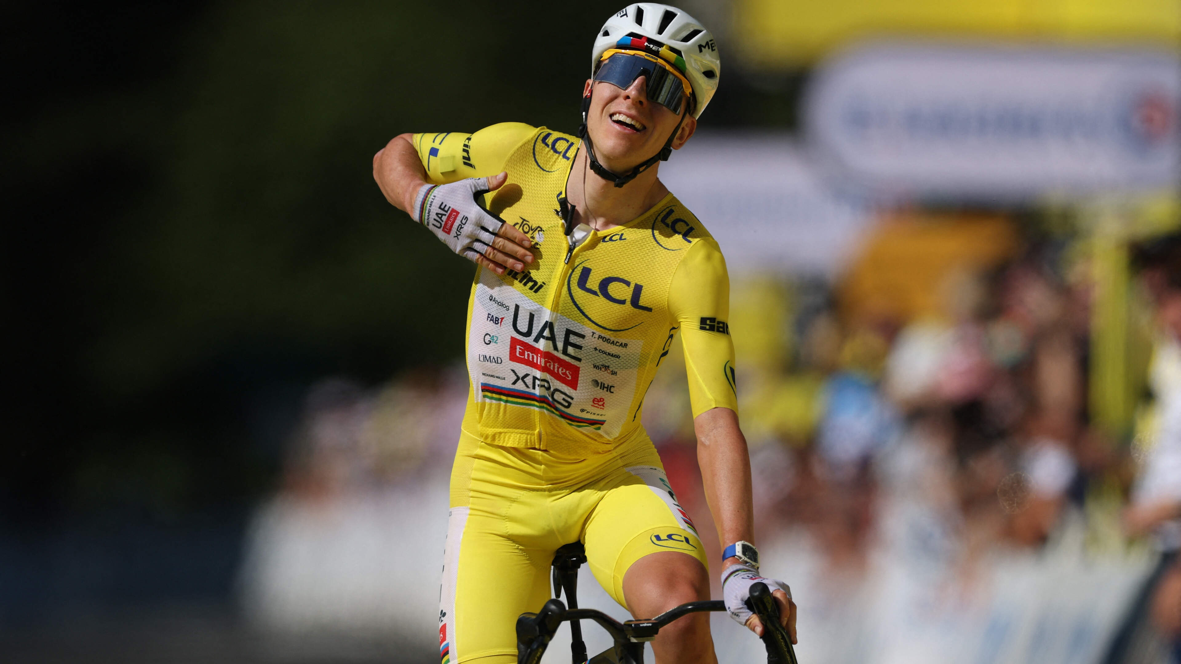 Tadej Pogacar goes solo to crush rivals and tighten his grip on Tour de France