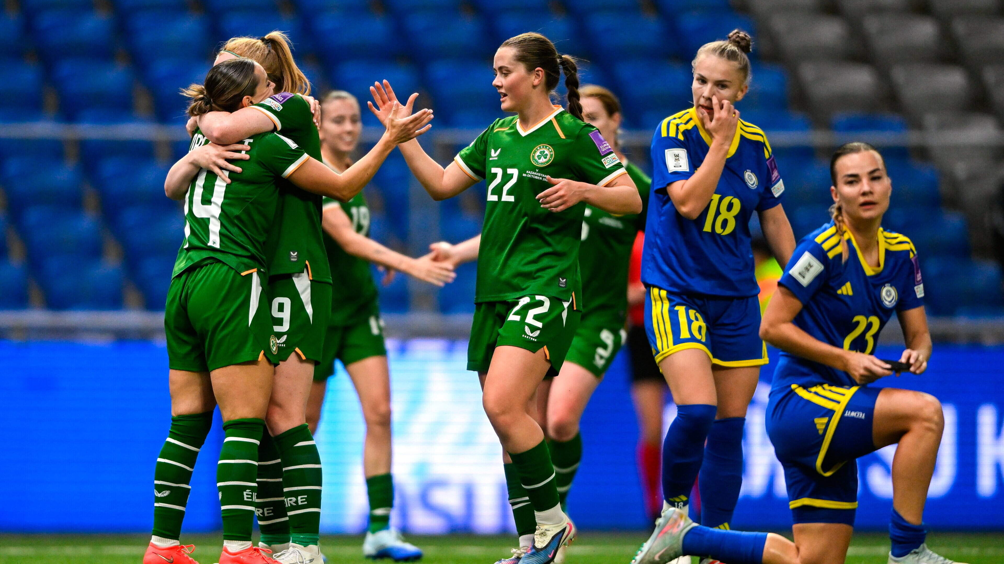 Ireland leave hapless Kazakhstan behind the eight-ball and move one step closer to Brazil 2027