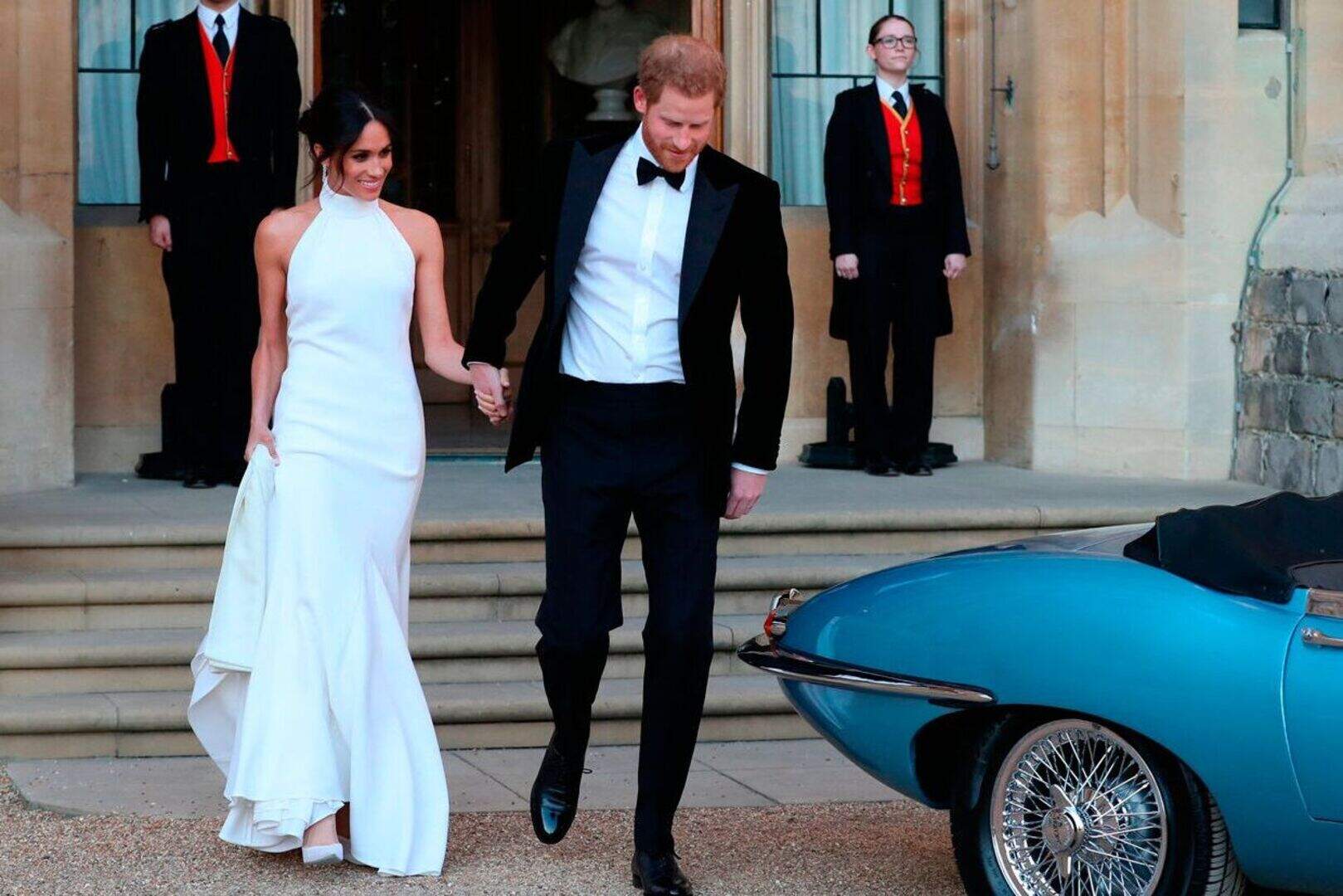 meghan markle wedding evening dress stella mccartney You can now buy the Duchess of Sussex's Stella McCartney wedding dress  online