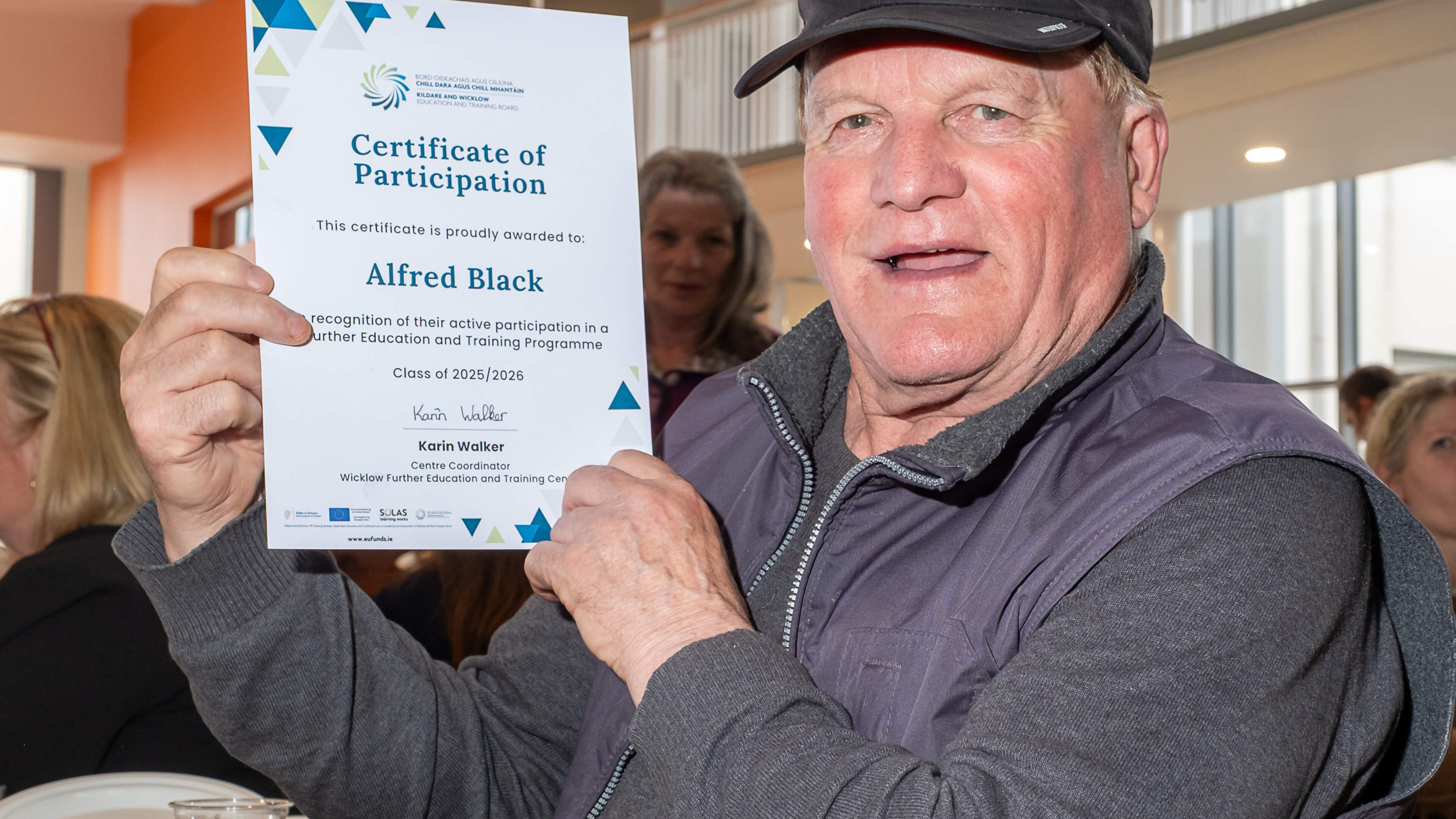 Octogenarian among graduates of all ages at Wicklow futher e