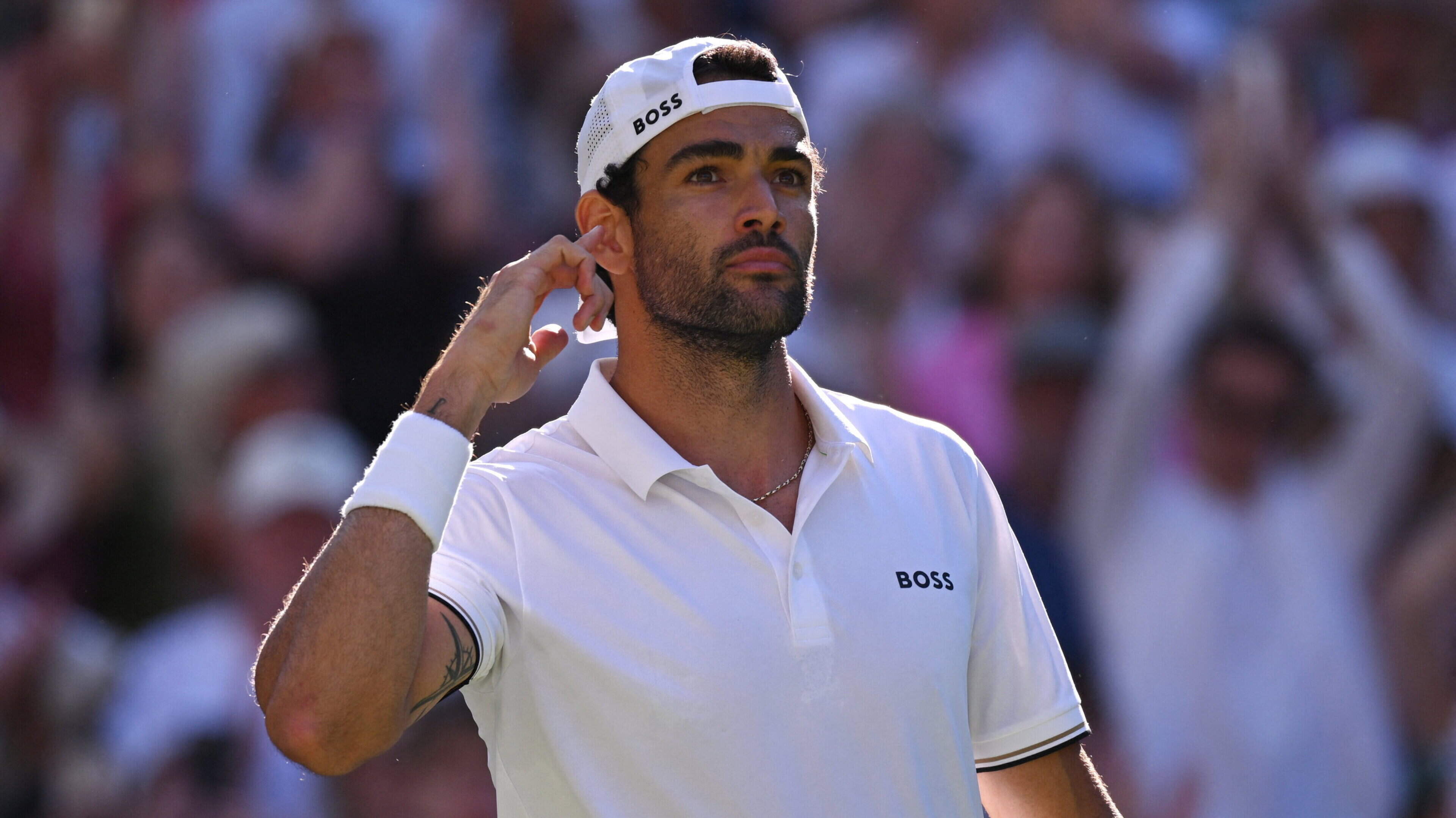 Matteo Berrettini’s outfit banned by Wimbledon for not being white enough