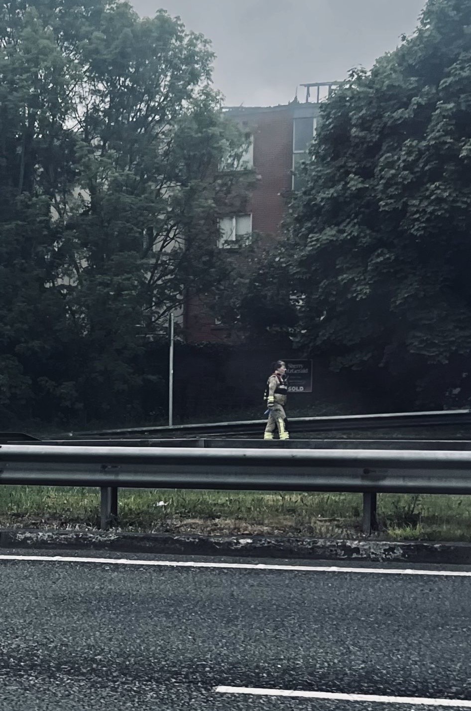 Emergency services attend fire in Castleknock, traffic disruption on M50 expected 