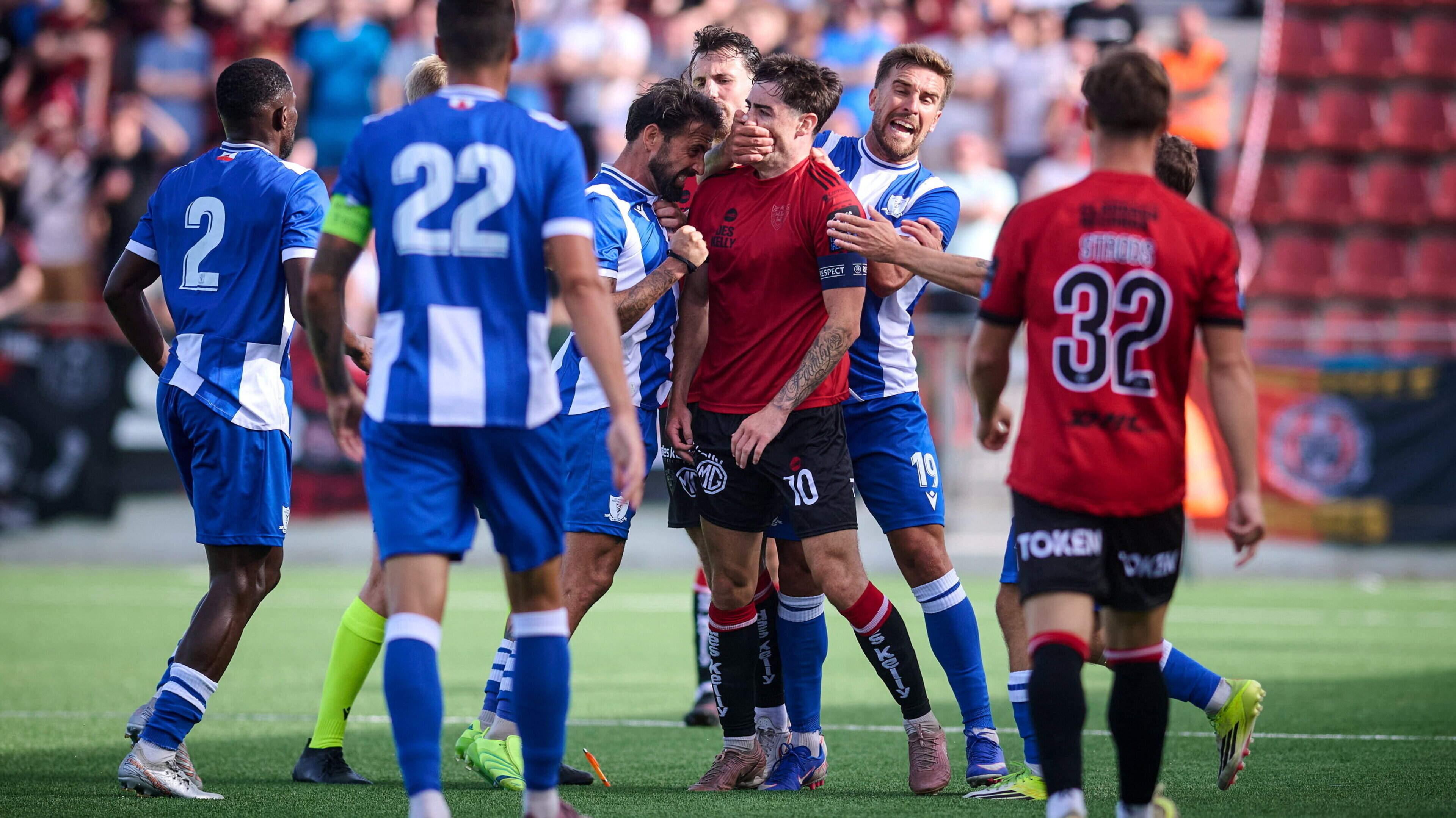 Tempers flare but Bohemians avoid slip-up on the Rock of Gibraltar to sail into second qualifying round of Conference League