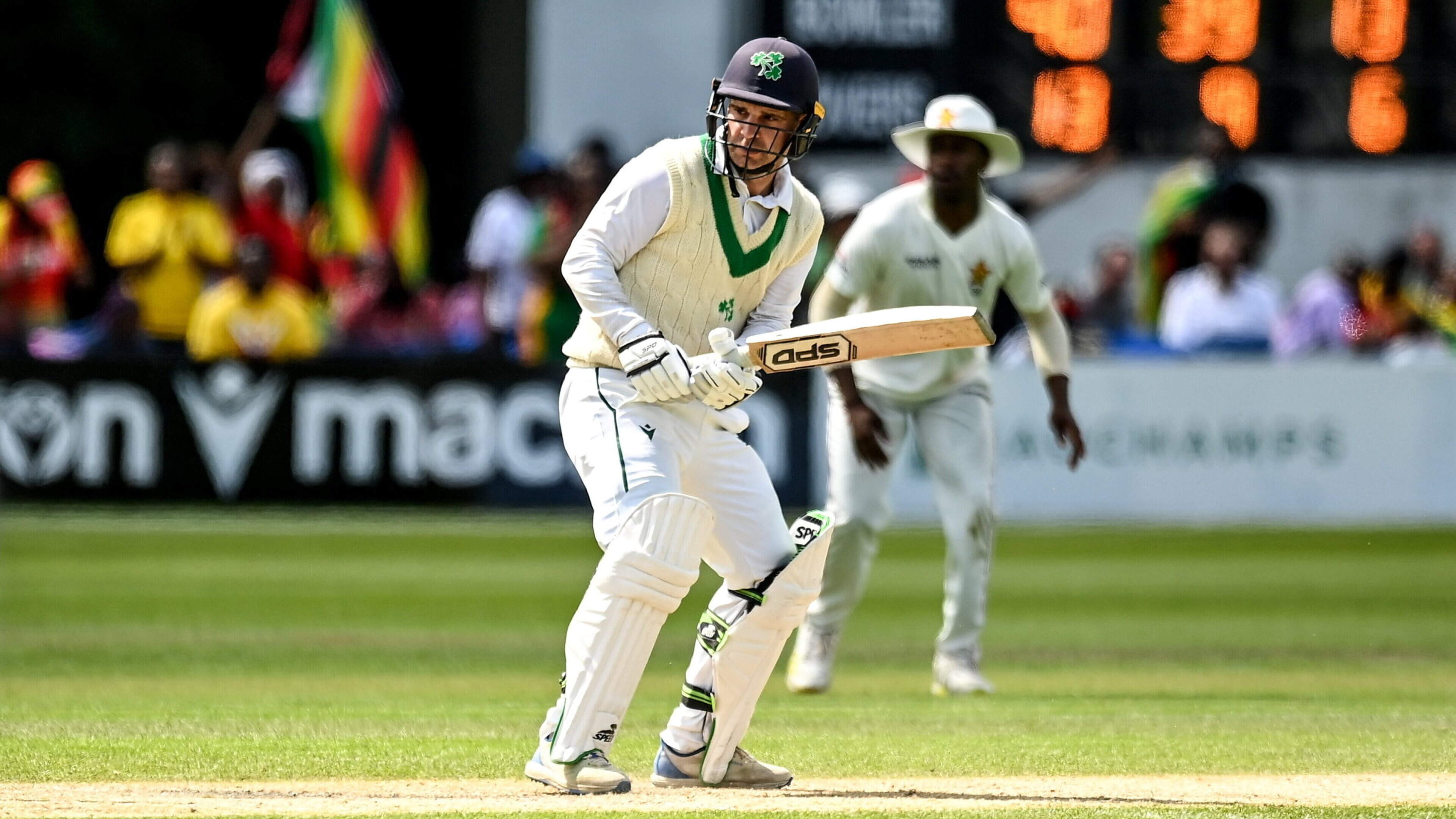 Andy McBrine hits unbeaten 73 but Ireland forced to follow on against New Zealand at Stormont