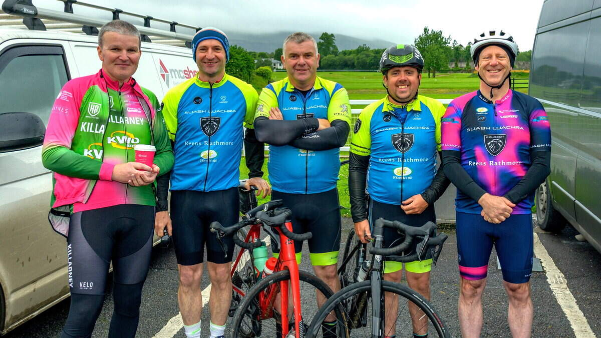 See photos as Kerry cyclists take on Three Peaks Challenge for charity