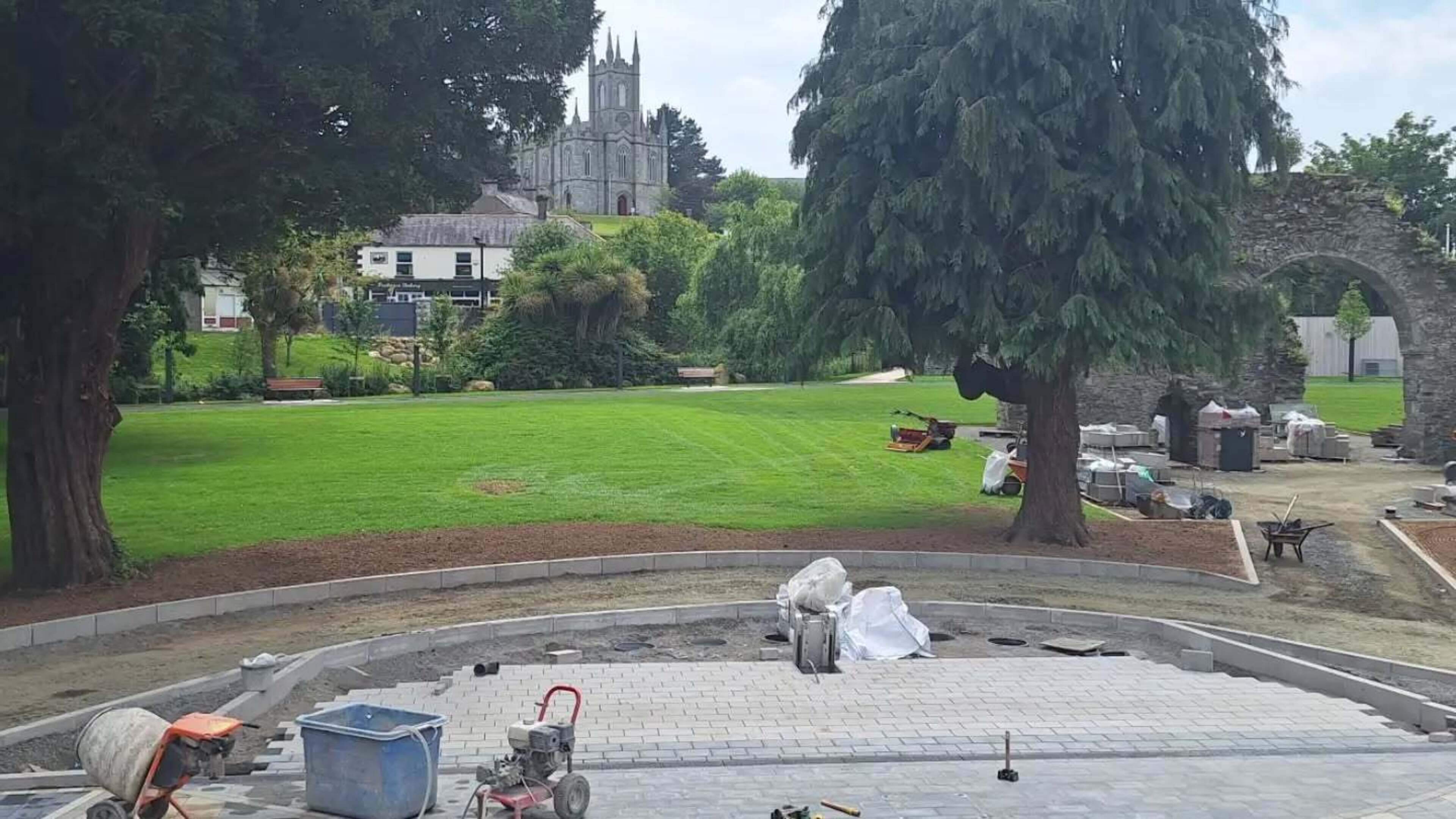 New cafe, amphitheatre and maze in Wicklow town almost ready to be opened