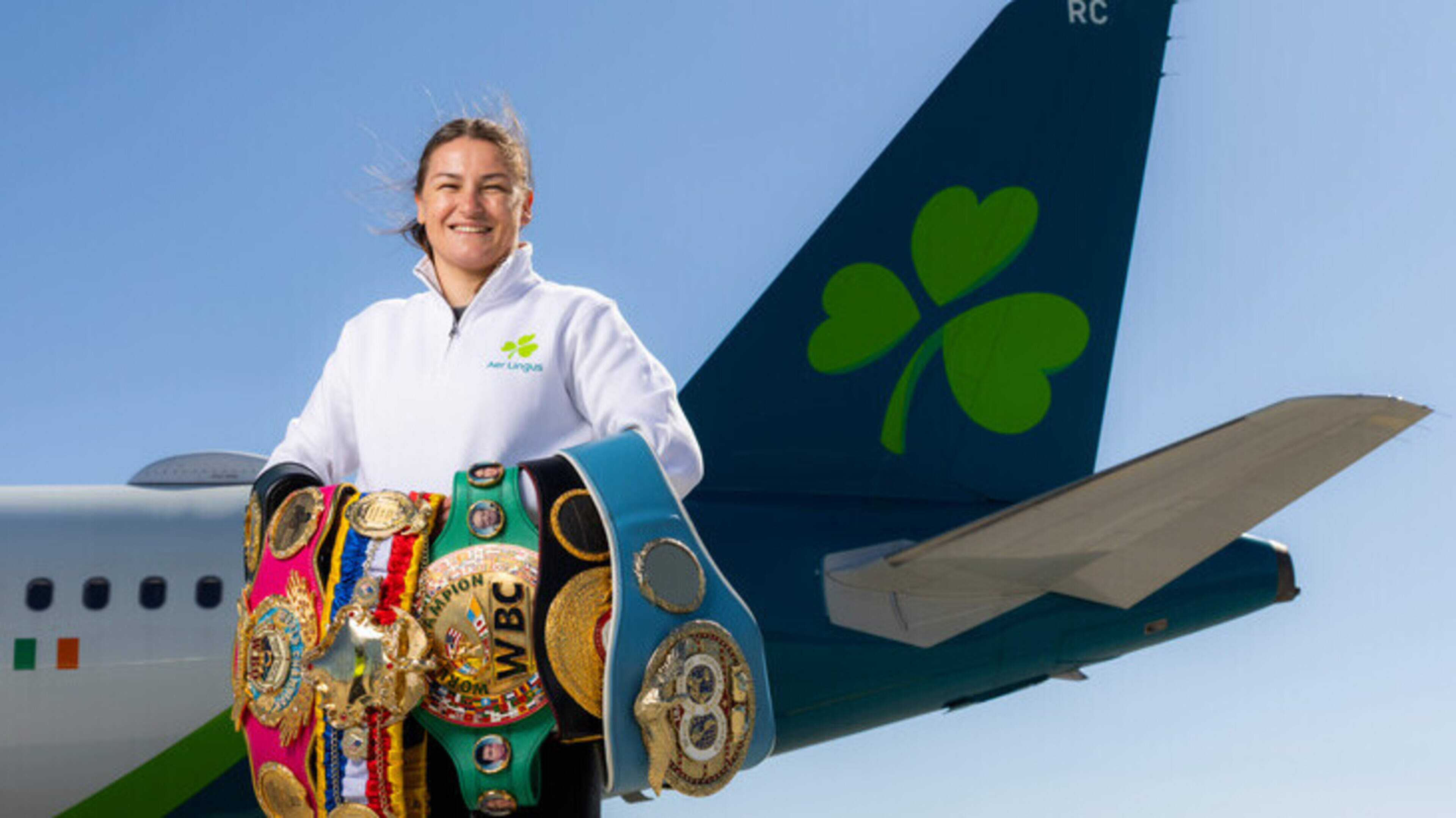 Katie Taylor named Aer Lingus ambassador as airline to fly her home for Croke Park clash