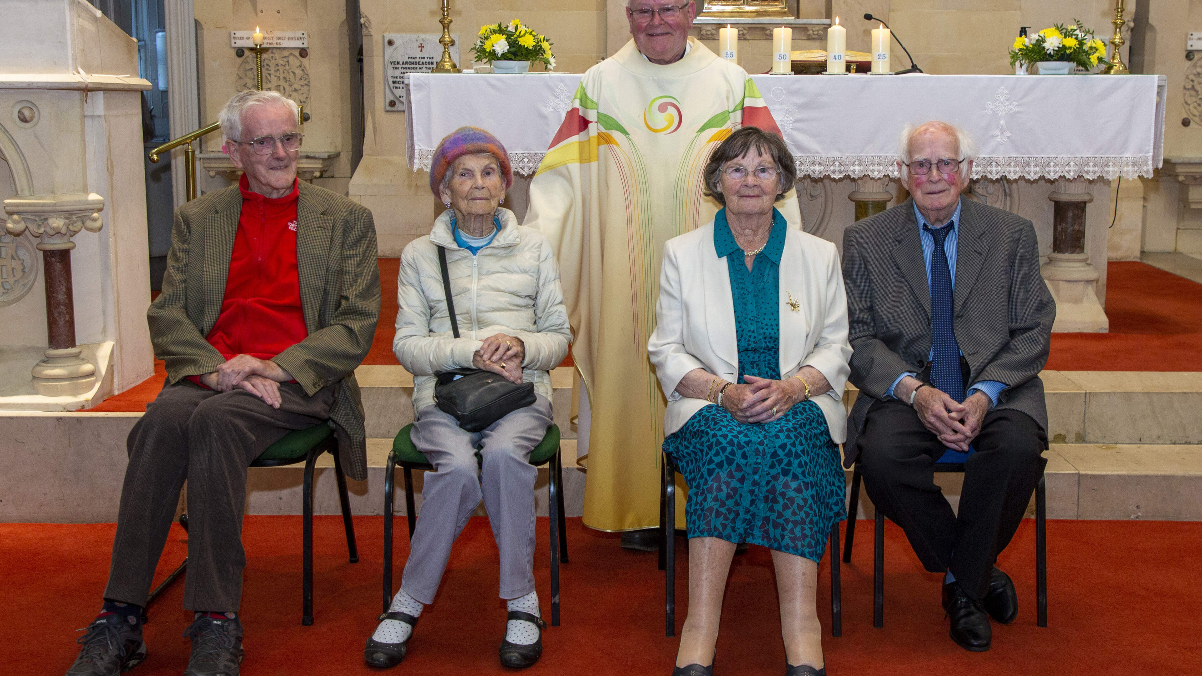 Love through the years celebrated by Wicklow couples at annual anniversary mass 