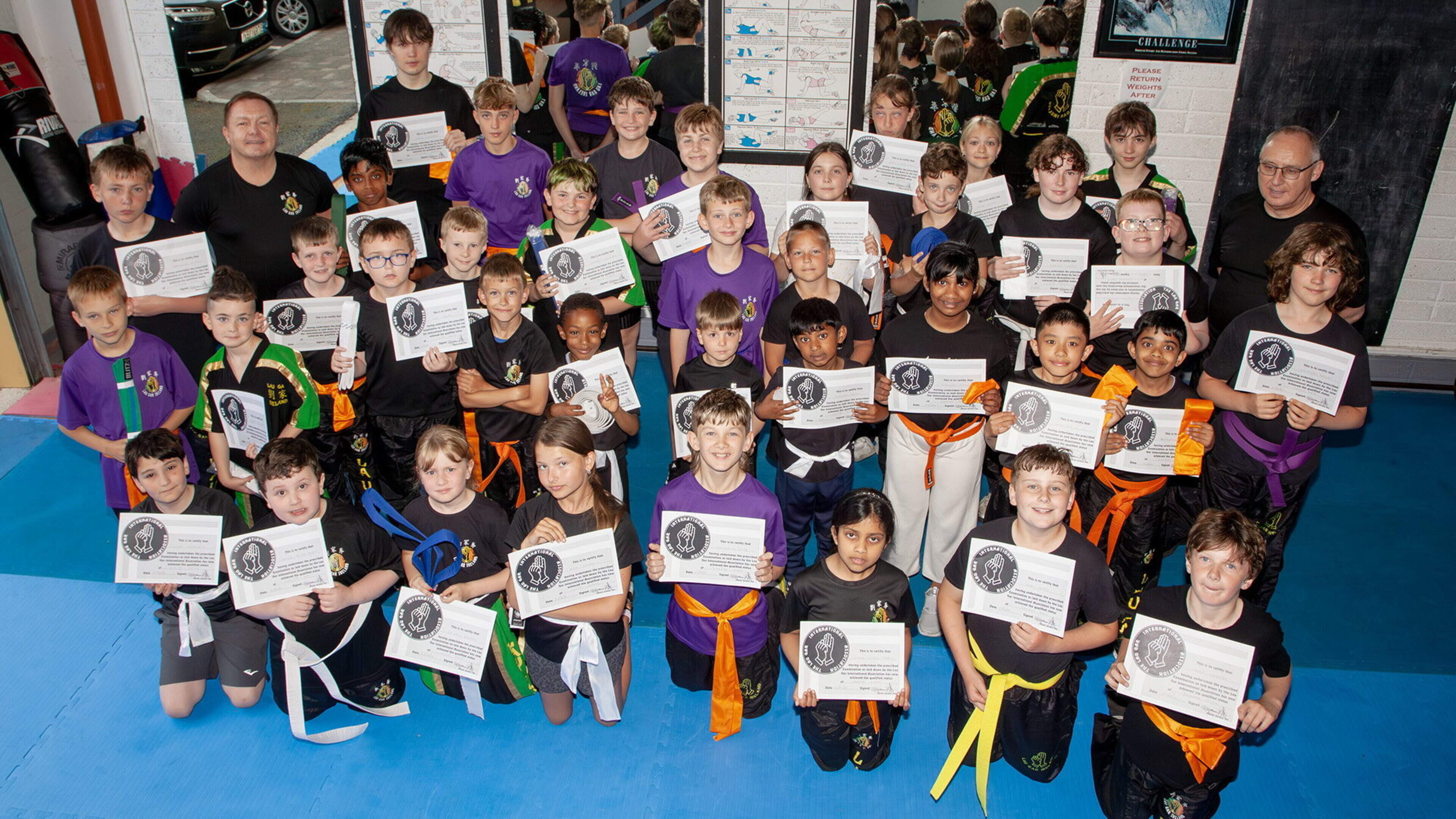 Kung Fu and Kickboxing Club members put through paces at summer grading
