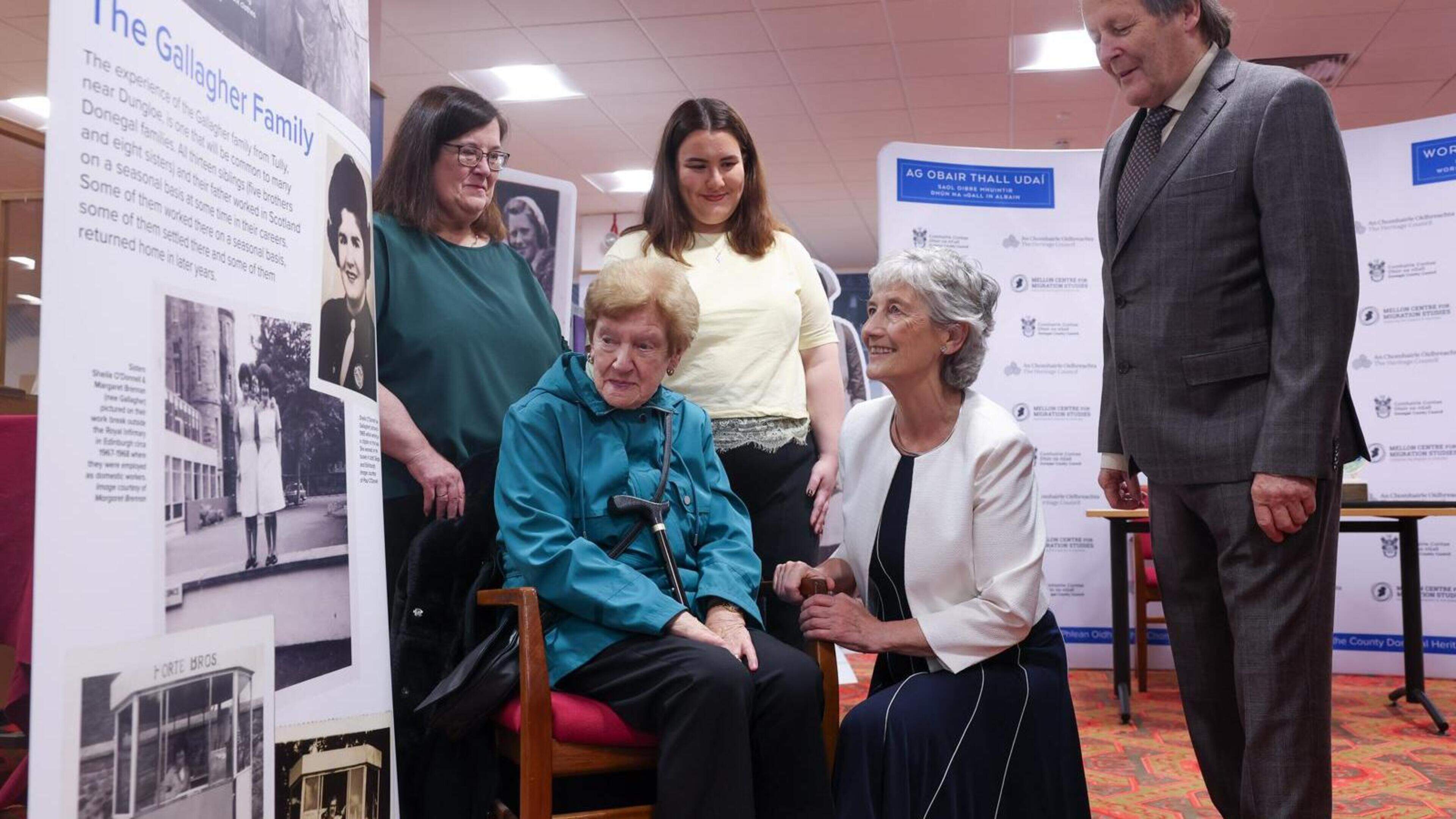 Catherine Connolly pays tribute to Irish immigrants on Scotland visit