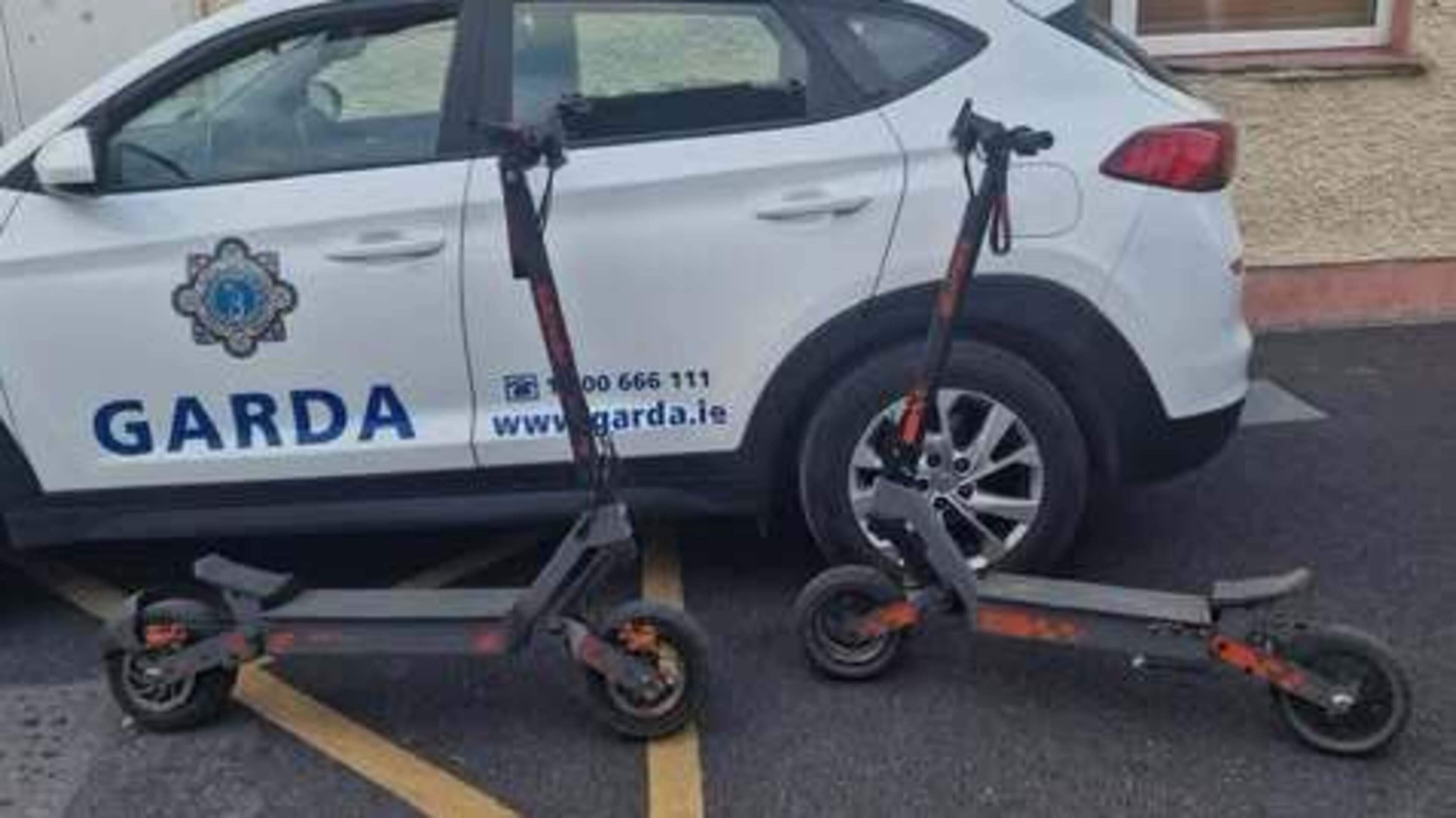 Meath gardaí sieze four e-scooters from teens