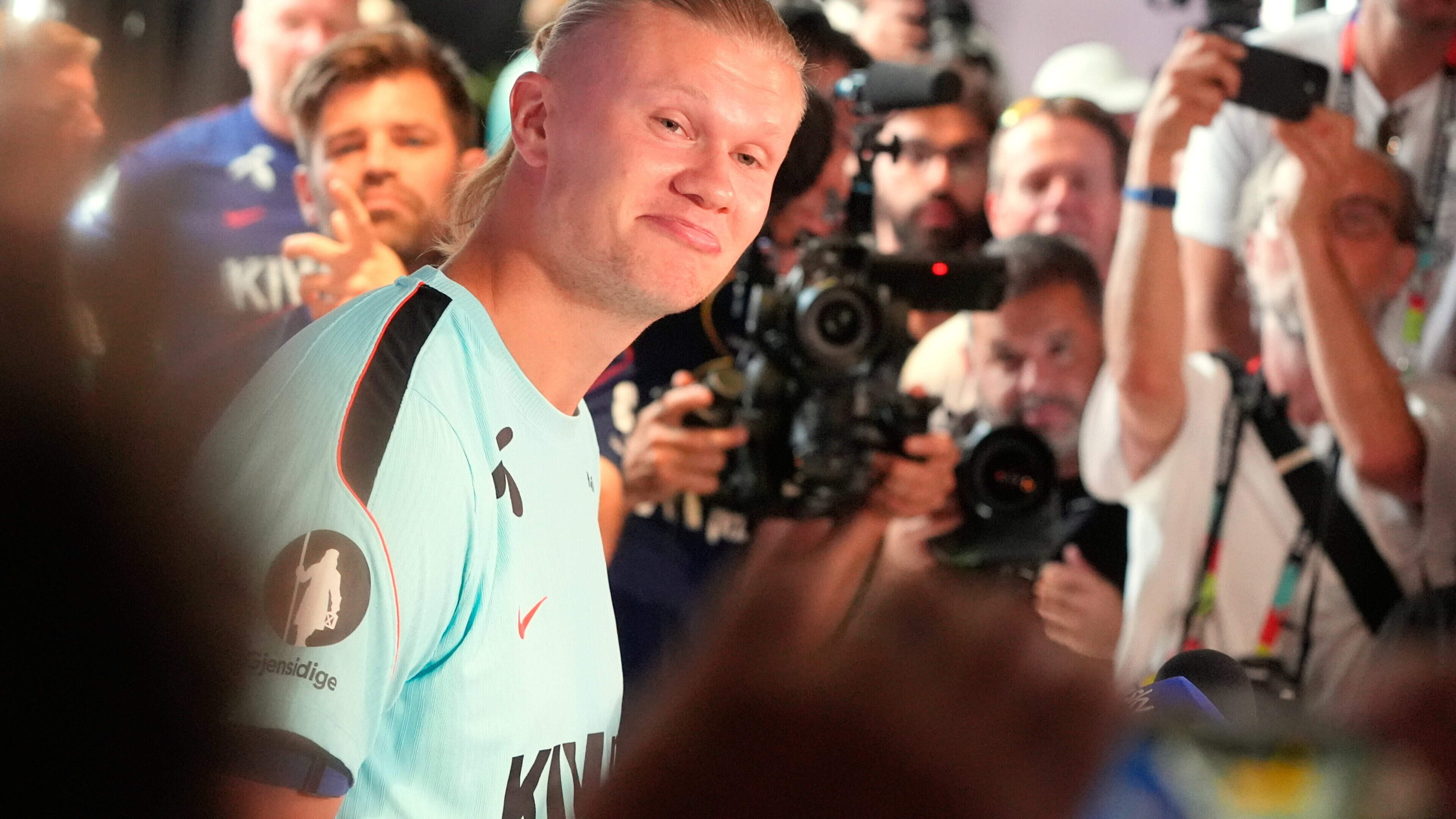 Miguel Delaney: Erling Haaland, ‘loveable doofus’ off the pitch, ruthless finisher on it,  the gravitational centre against England