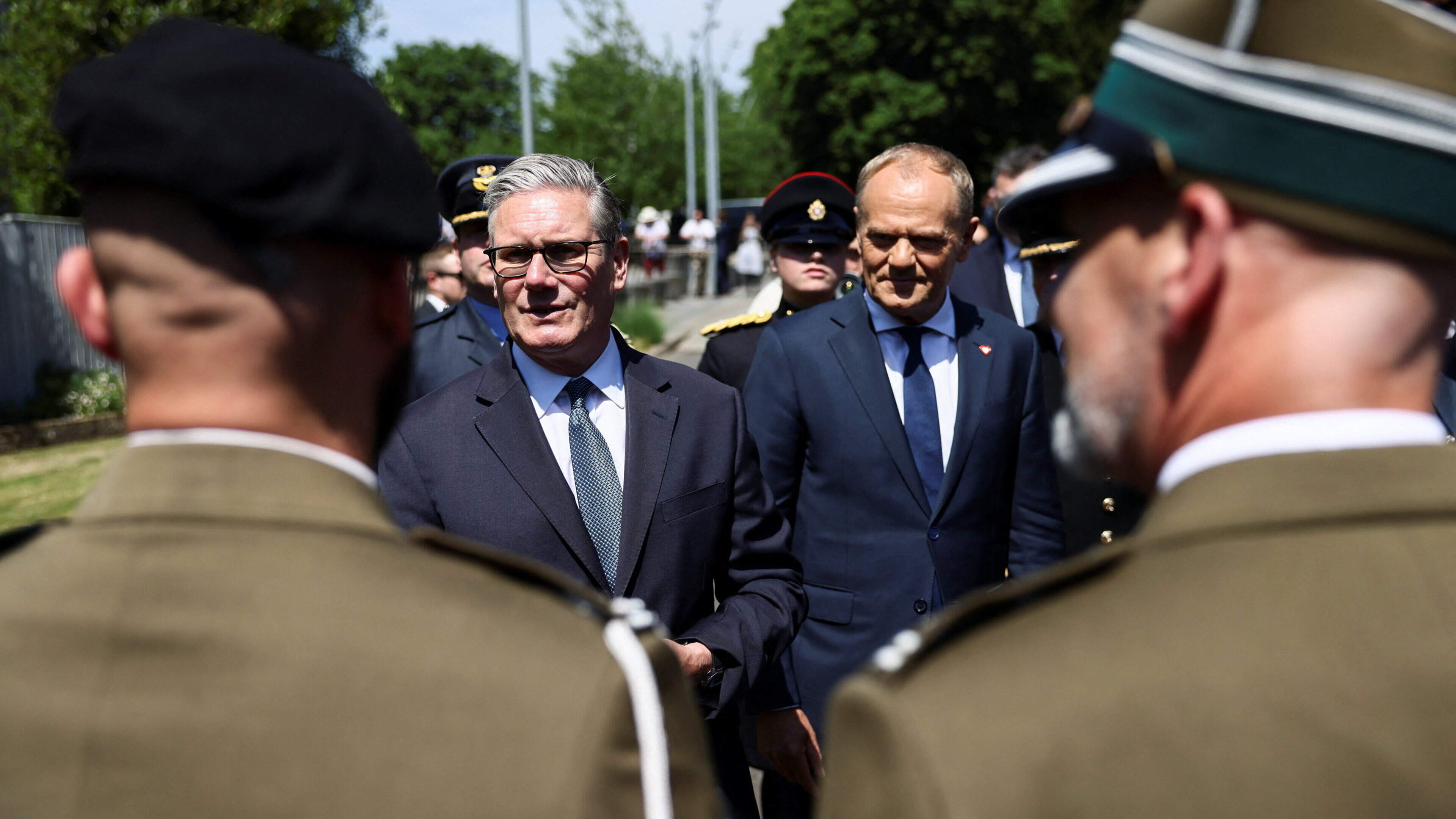 Keir Starmer and Polish prime minister Donald Tusk sign new defence treaty
