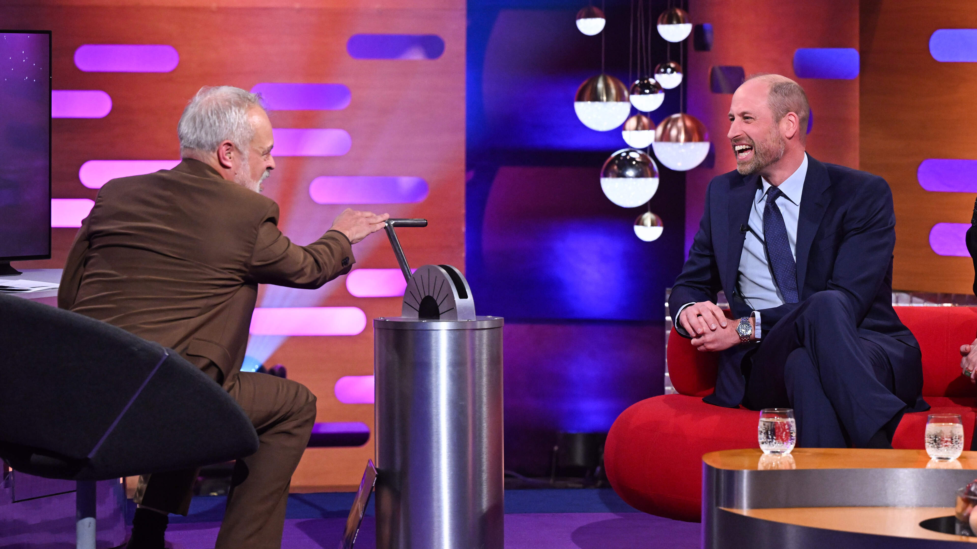 Britain's Prince William makes surprise appearance on Graham Norton TV show