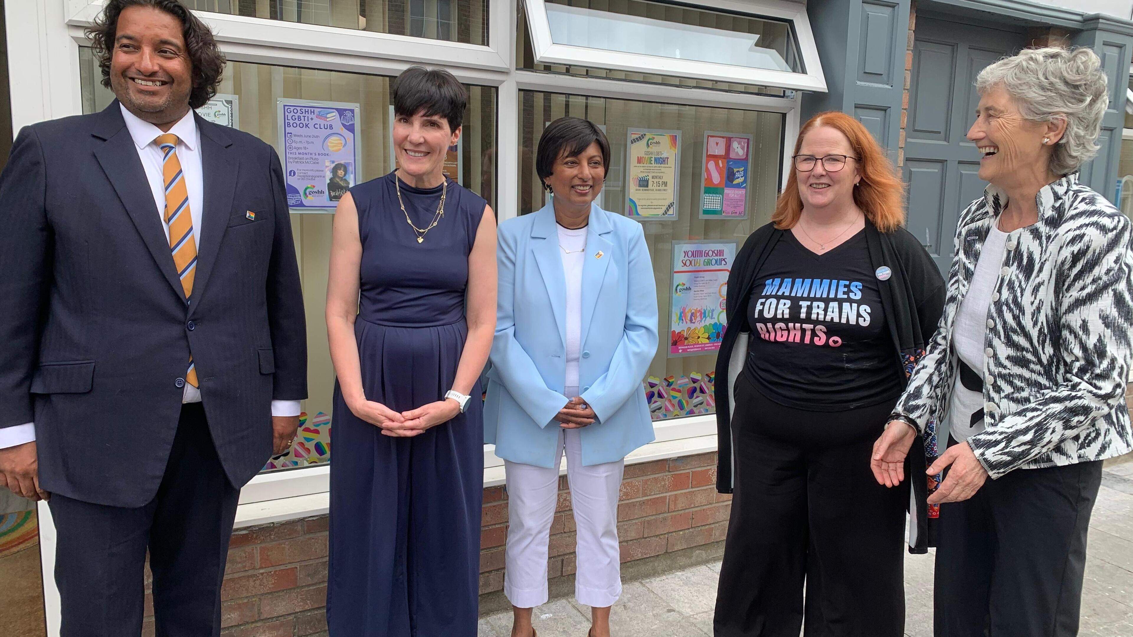 Proud moment for Limerick’s LGBT+ community as President Connolly visits health centre