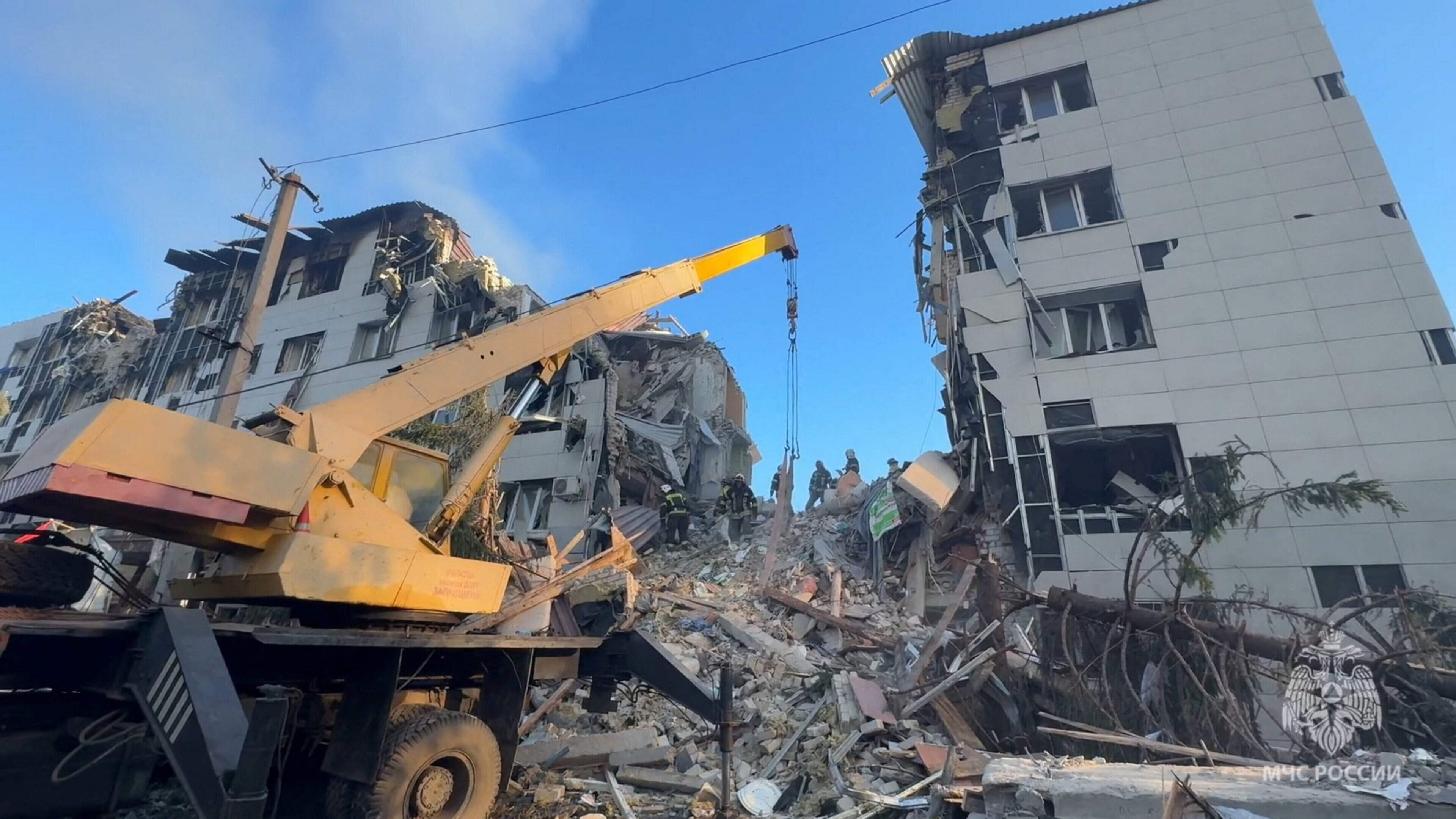 Putin says Ukraine hit student dorm on purpose as six people killed and 39 injured